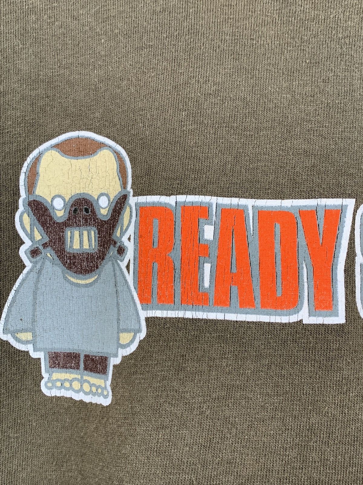 Vintage Vintage Ape Ready Steady Cook Skateboard Faded Khaki T-Shirt Size US XL / EU 56 / 4 - 7 Thumbnail