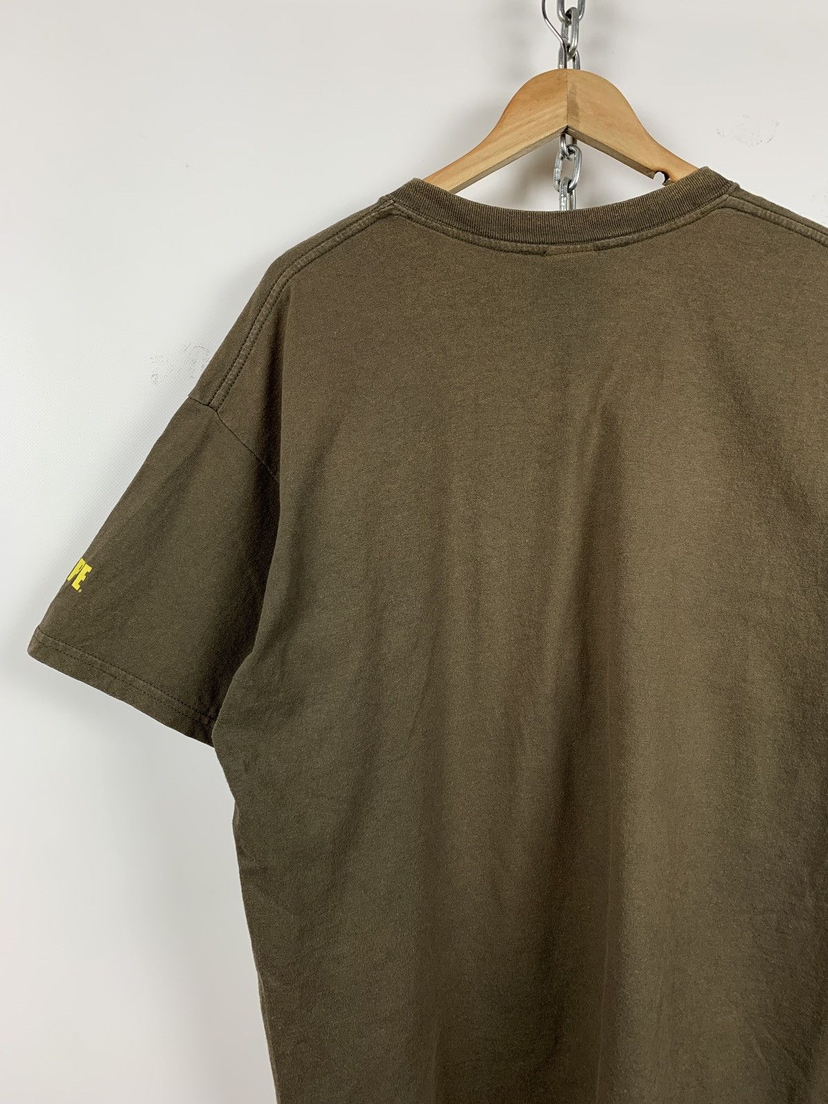 Vintage Vintage Ape Ready Steady Cook Skateboard Faded Khaki T-Shirt Size US XL / EU 56 / 4 - 11 Thumbnail
