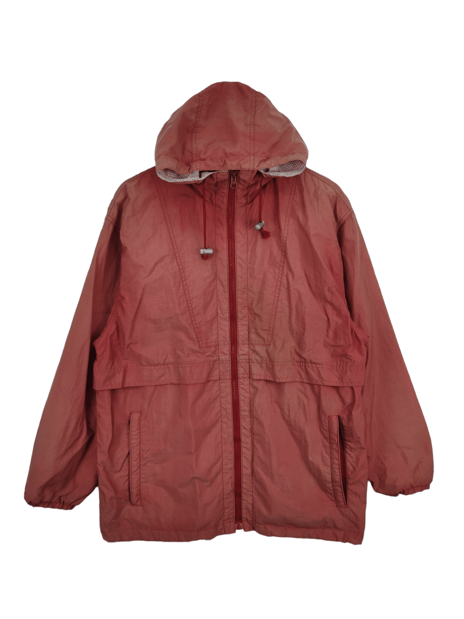 image of Archival Clothing x Vintage Lucky Strike Windbreaker Hoodie Jacket Sun Faded, Men's (Size Medium)