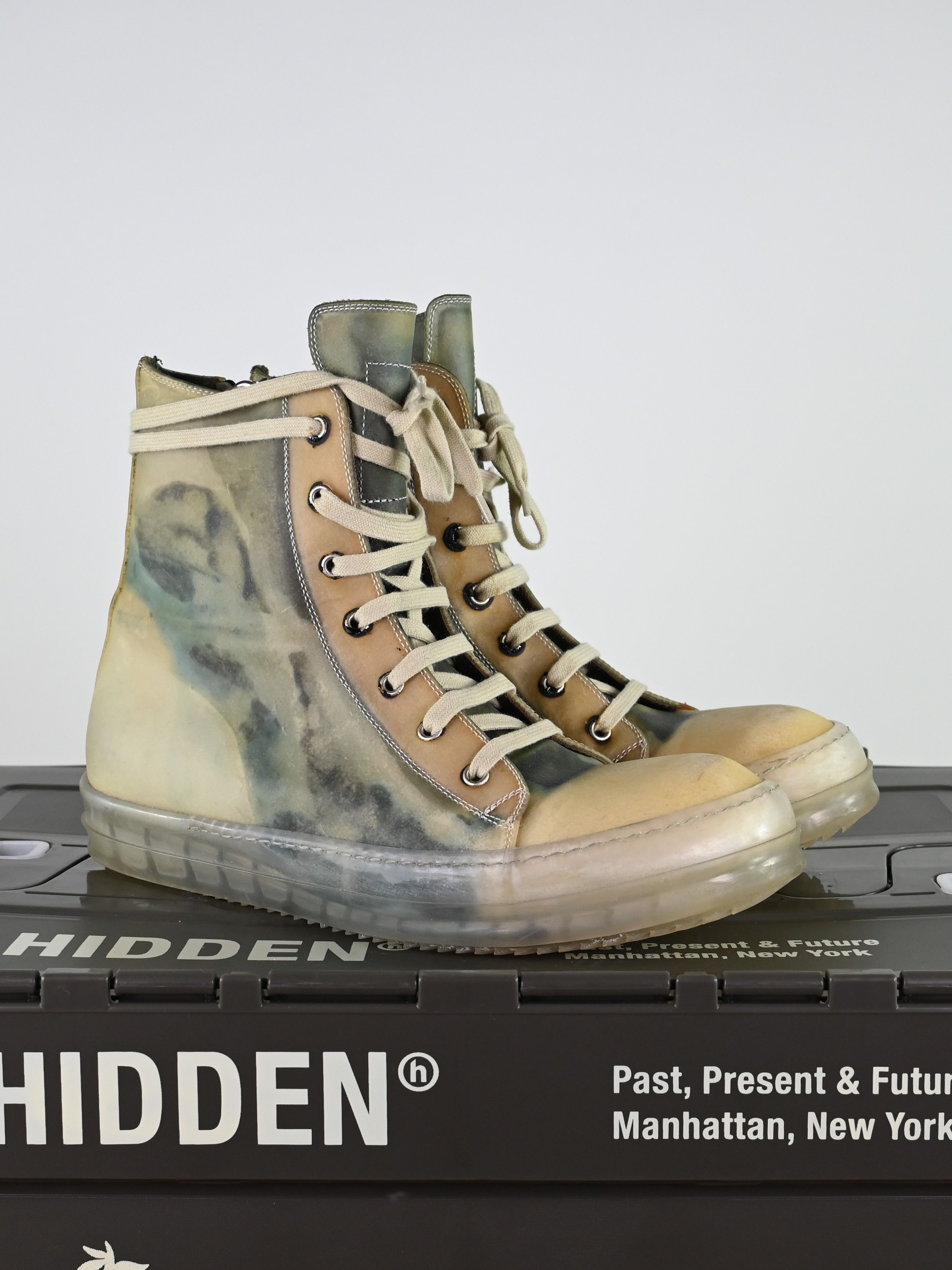 Pre-owned Rick Owens Babel Ramones - Size 43 Shoes In Multi