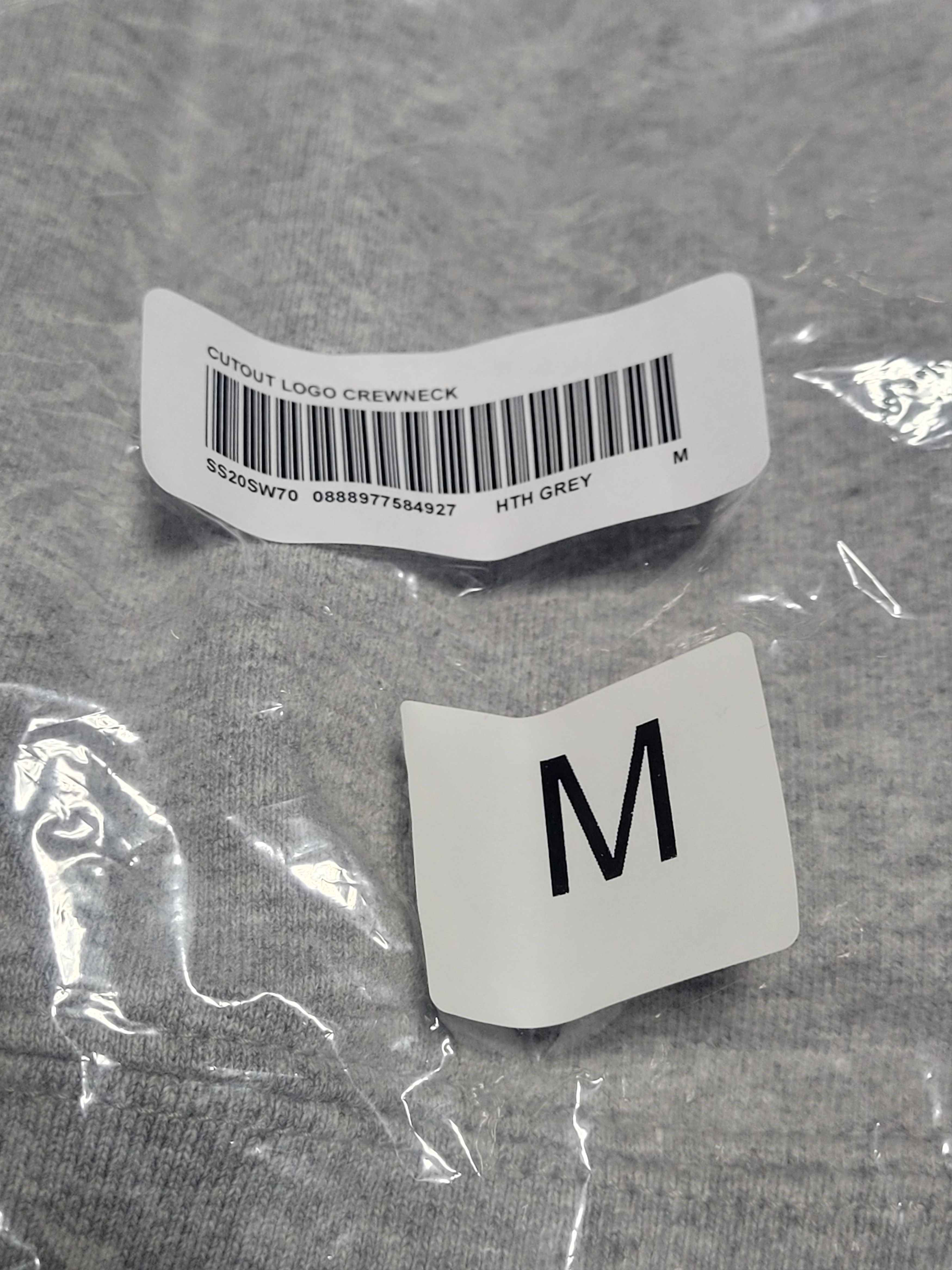 Supreme Supreme cutout box logo gray sz M Size US M / EU 48-50 / 2 - 3 Thumbnail
