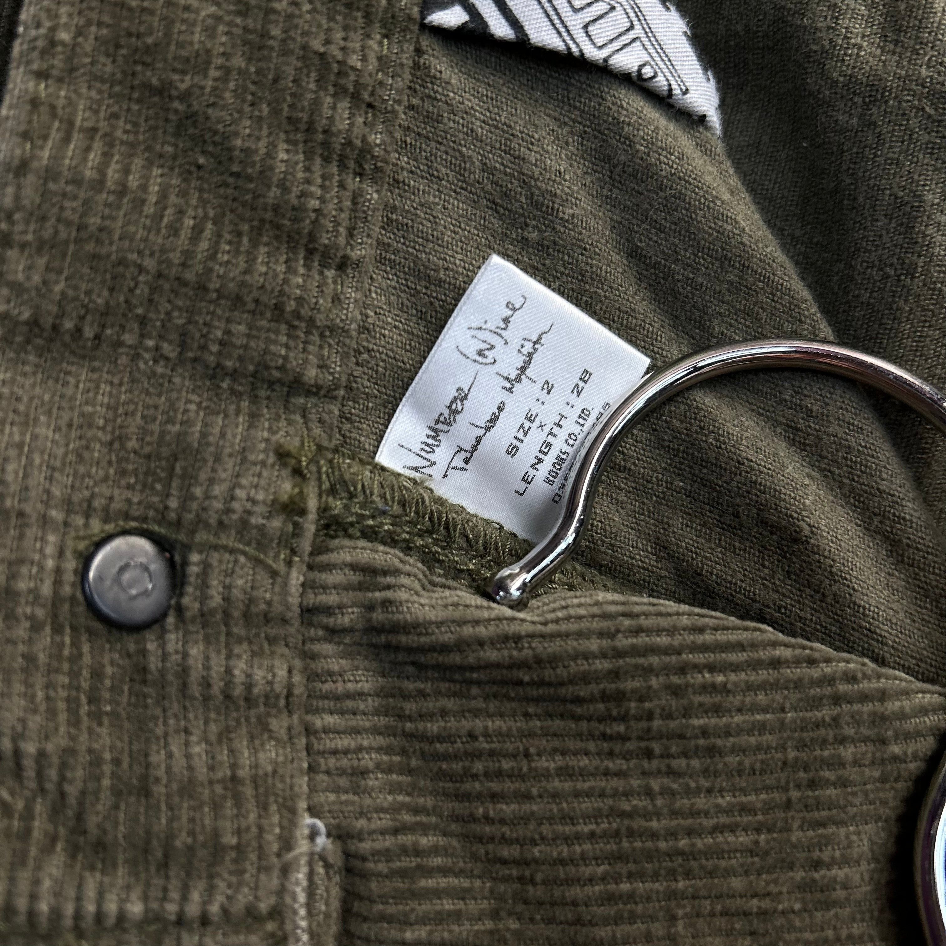 Japanese Brand Y2K Number (N)ine Corduroy Pants Size 30” Size US 30 / EU 46 - 3 Thumbnail