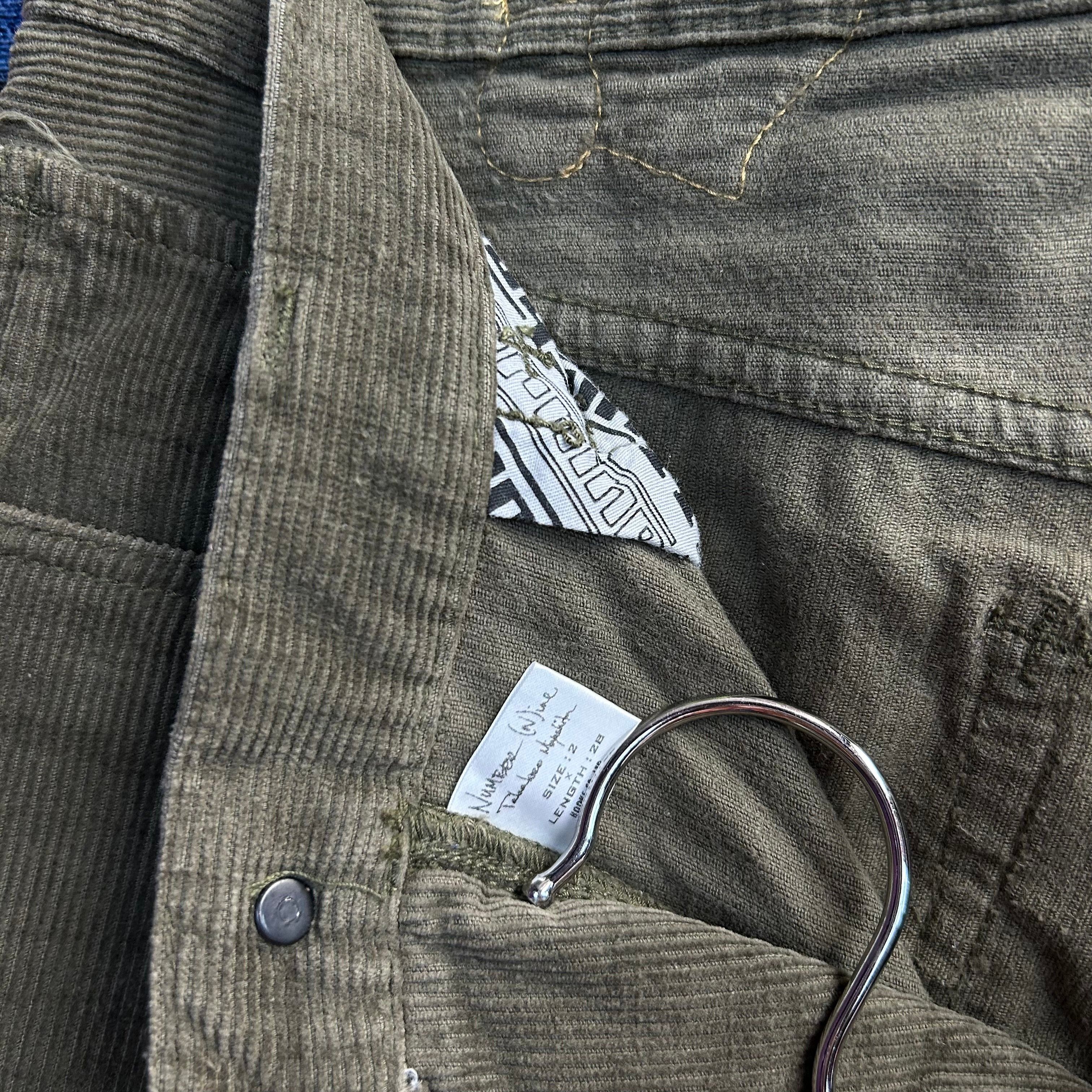 Japanese Brand Y2K Number (N)ine Corduroy Pants Size 30” Size US 30 / EU 46 - 4 Thumbnail