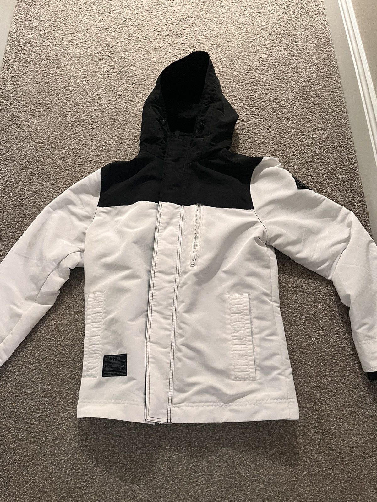 Hollister HOLLISTER All Weather Jacket Fleece Lined Coat Zip