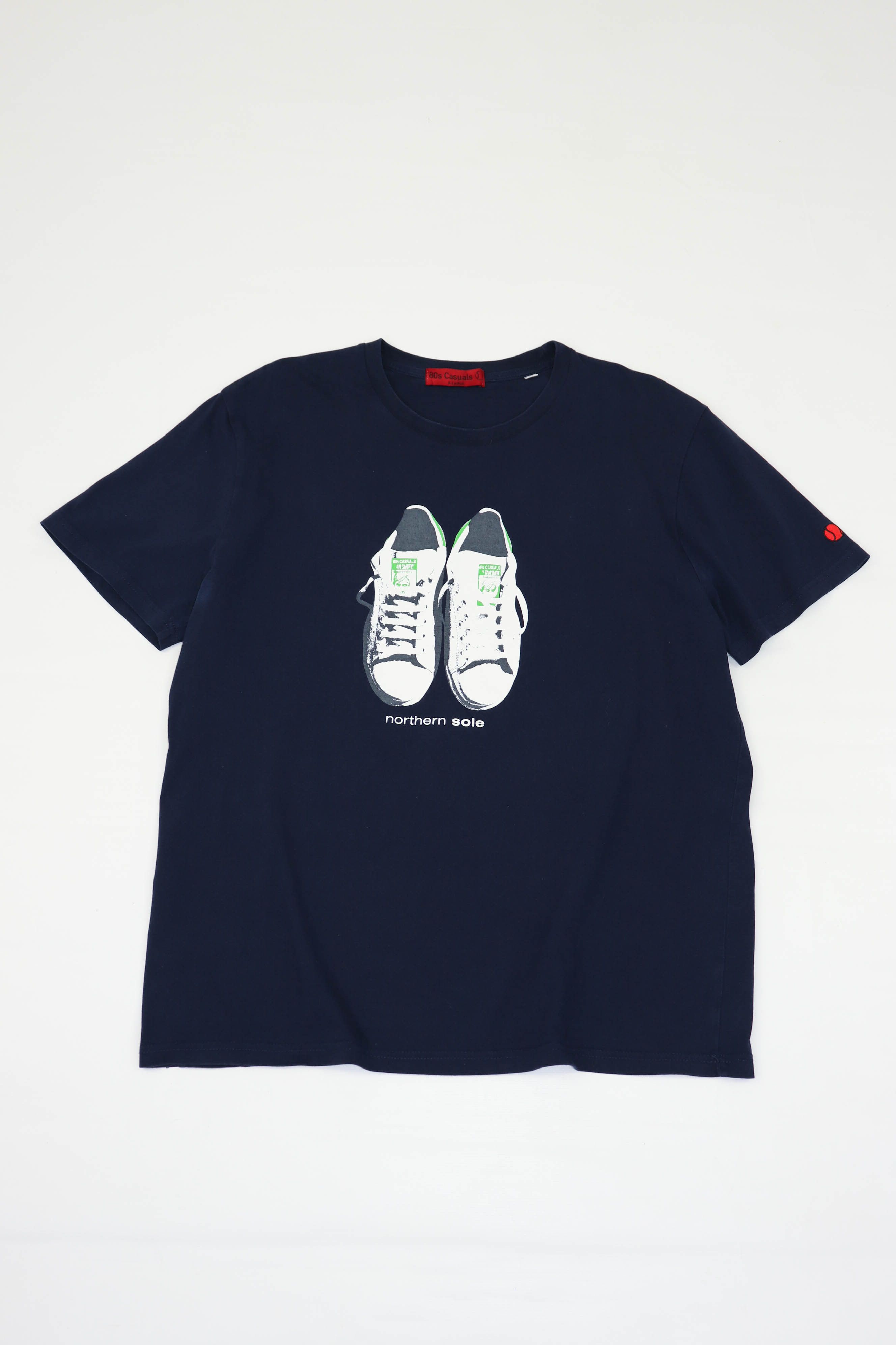 Other 80s Casuals Northern Sole Printed Graphics Navy T-shirt Tee Size US L / EU 52-54 / 3 - 1 Thumbnail