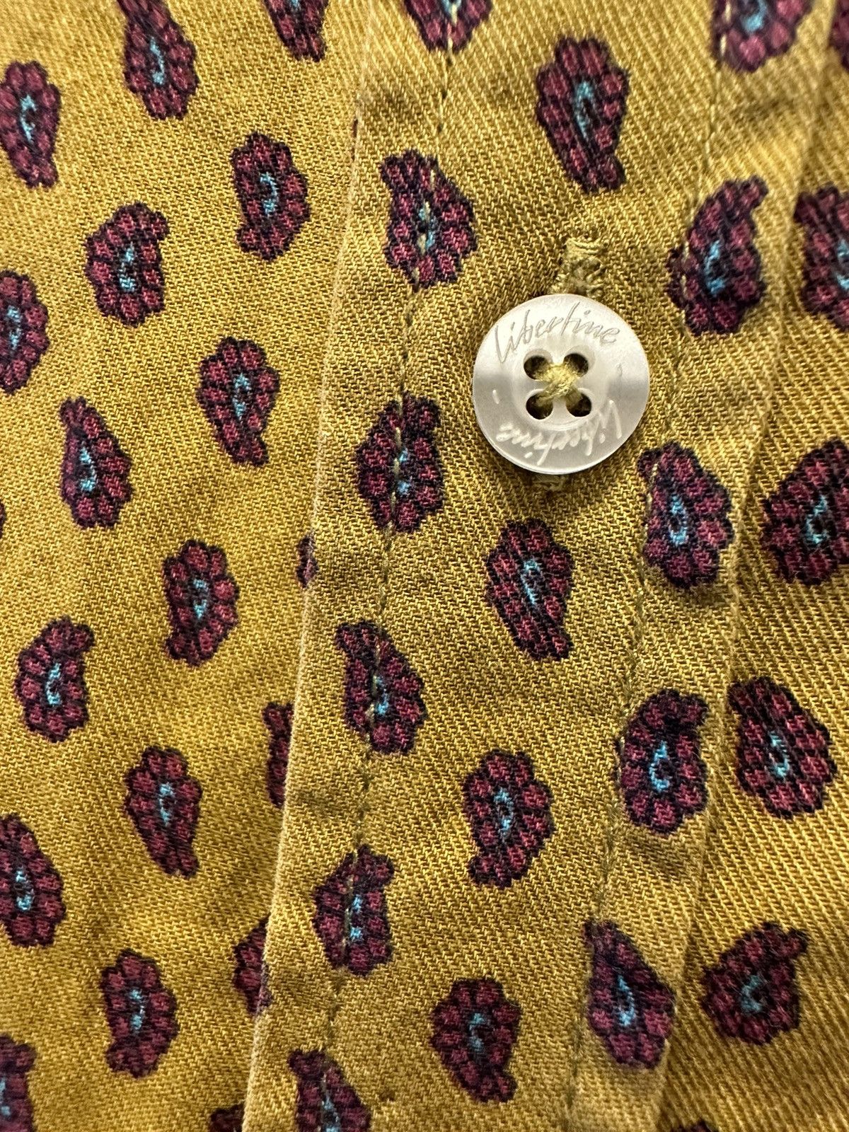 Libertine-Libertine 400$ Libertine Paisley print monogram shirt button up Size US M / EU 48-50 / 2 - 6 Thumbnail