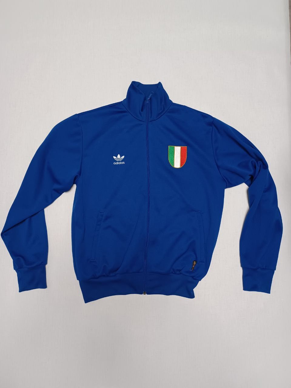 Pre-owned Adidas X Fifa World Cup Adidas Vintage Italy Team Tracking Jacket In Blue