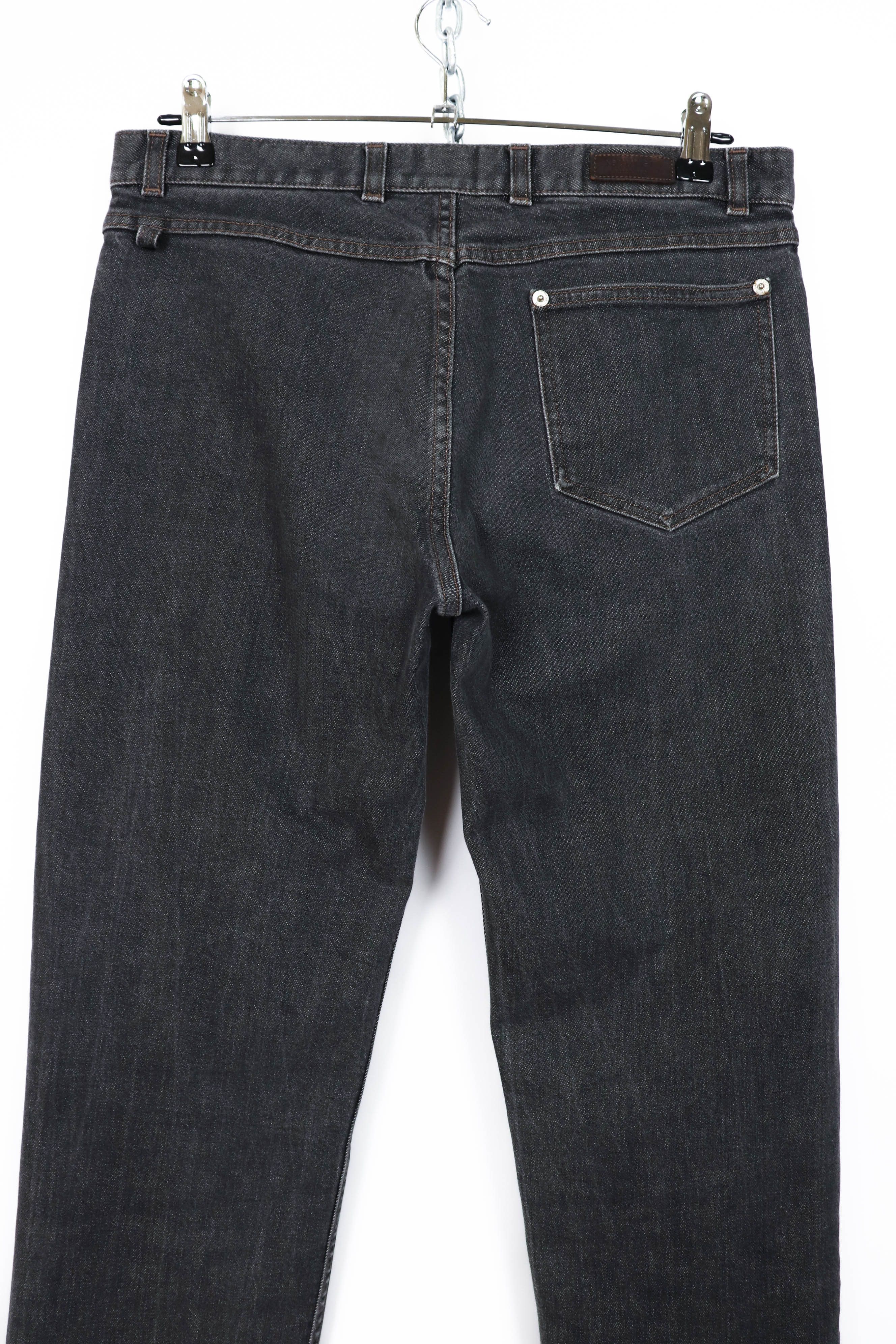 Neil Barrett Neil Barrett 8841 Grey Cropped Denim Stretch Jeans Pants Size US 34 / EU 50 - 5 Thumbnail