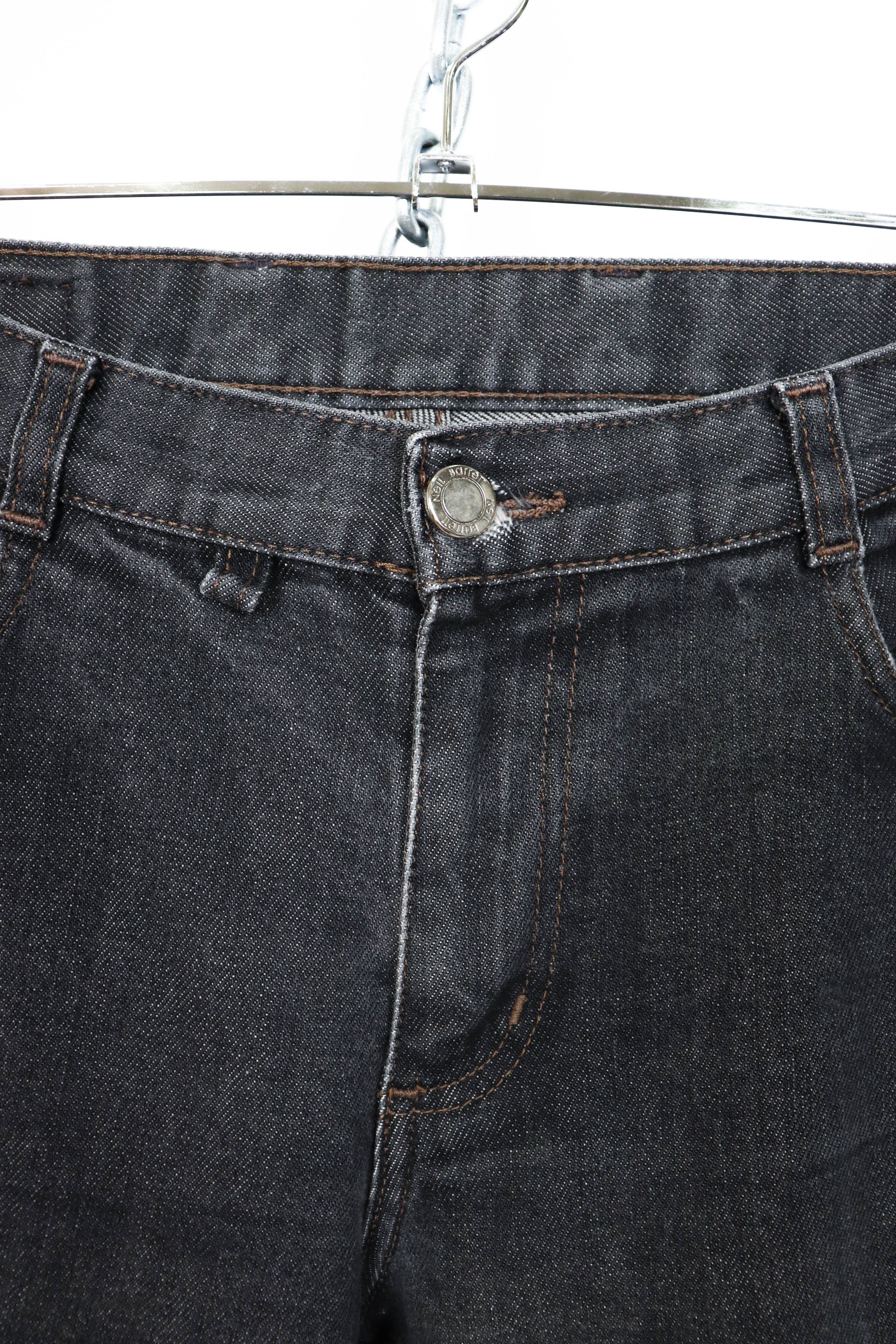 Neil Barrett Neil Barrett 8841 Grey Cropped Denim Stretch Jeans Pants Size US 34 / EU 50 - 9 Thumbnail