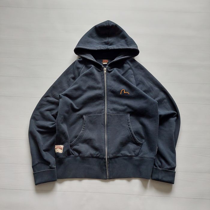 Vintage Evisu Zip hoodie multipocket | Grailed