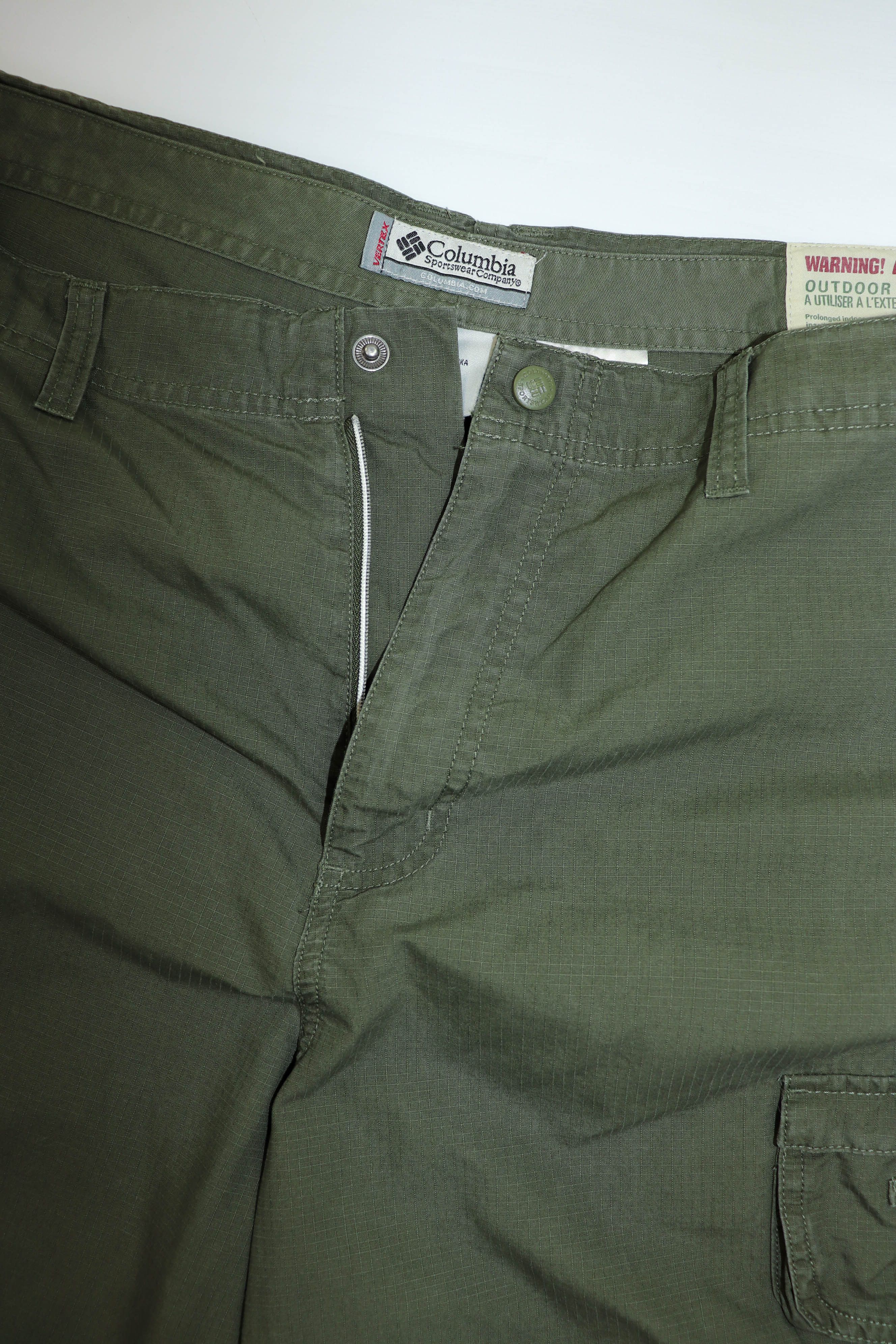 Columbia Vintage Columbia Khaki Green Utility Cargo Trousers Pants Size US 36 / EU 52 - 9 Thumbnail