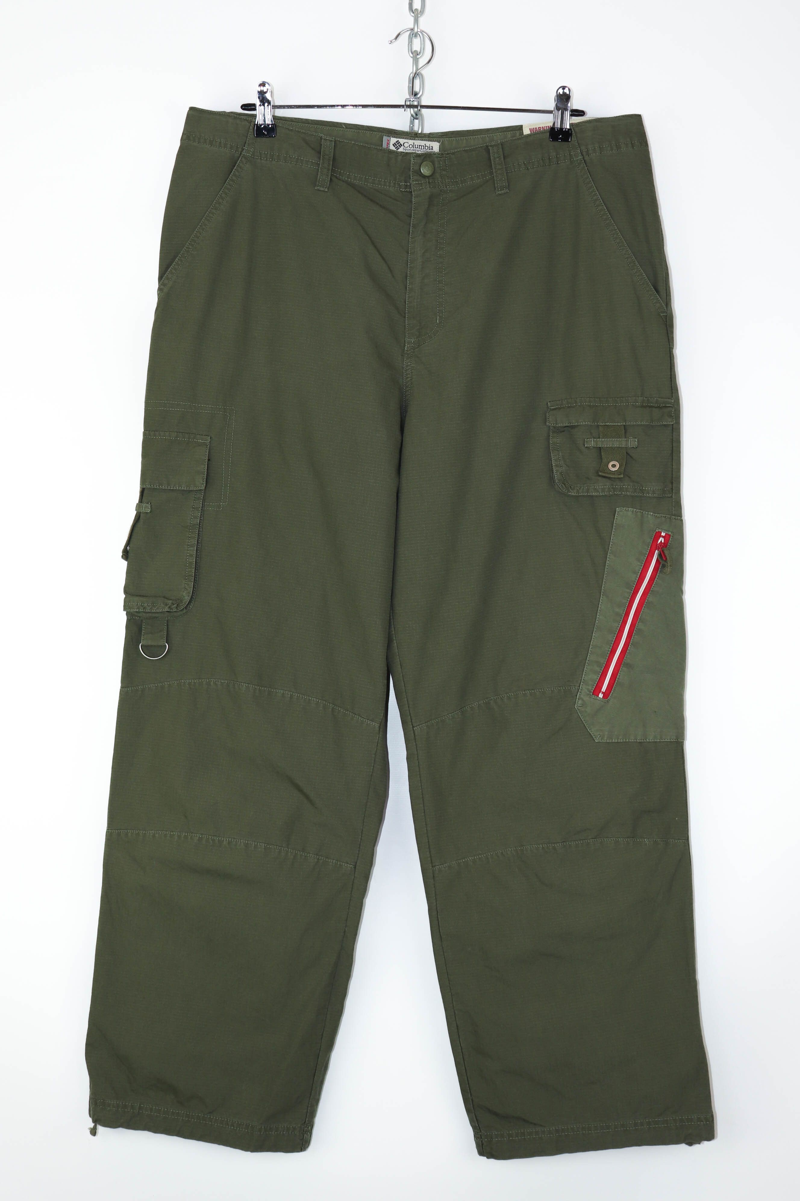 Columbia Vintage Columbia Khaki Green Utility Cargo Trousers Pants Size US 36 / EU 52 - 1 Thumbnail