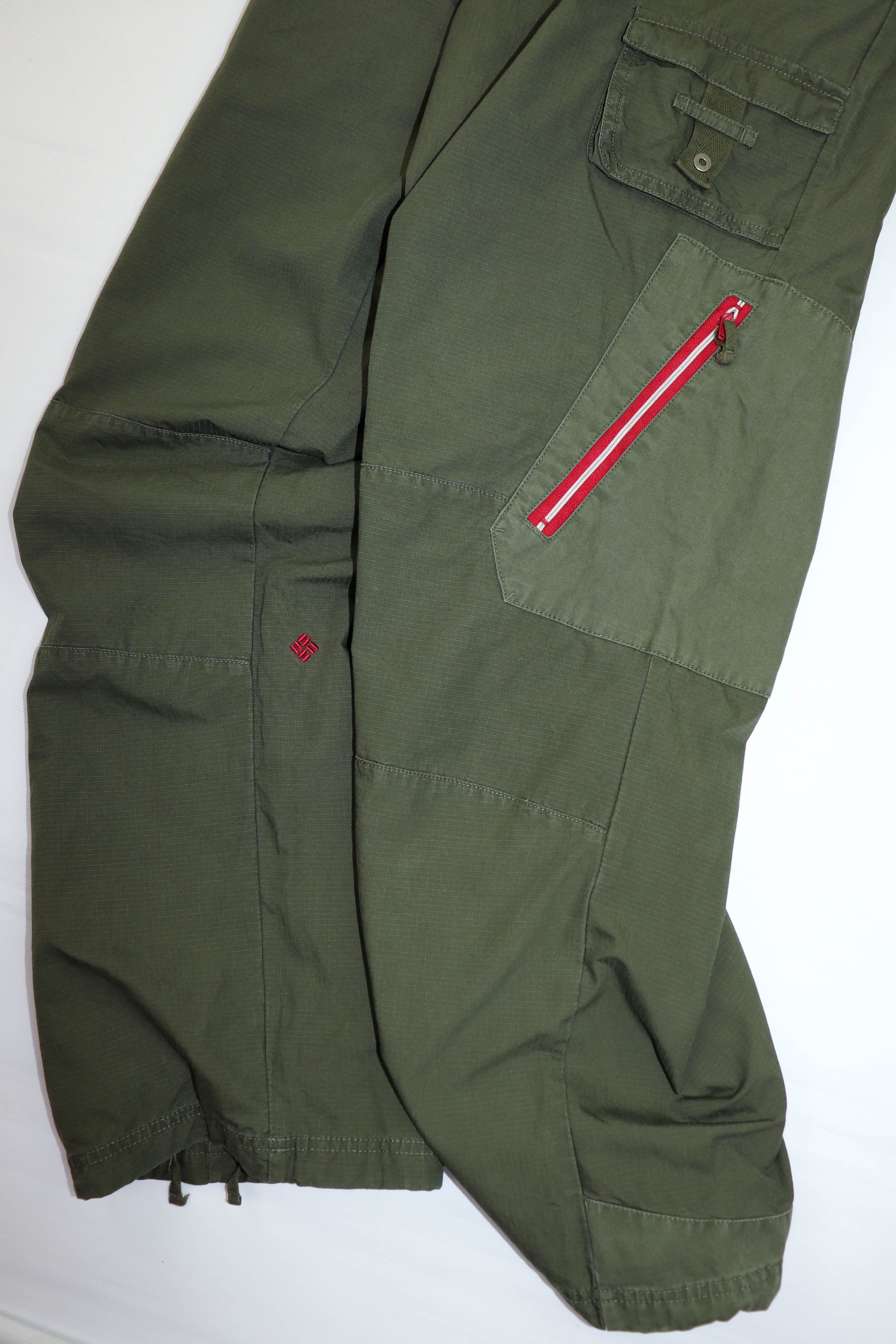 Columbia Vintage Columbia Khaki Green Utility Cargo Trousers Pants Size US 36 / EU 52 - 5 Thumbnail