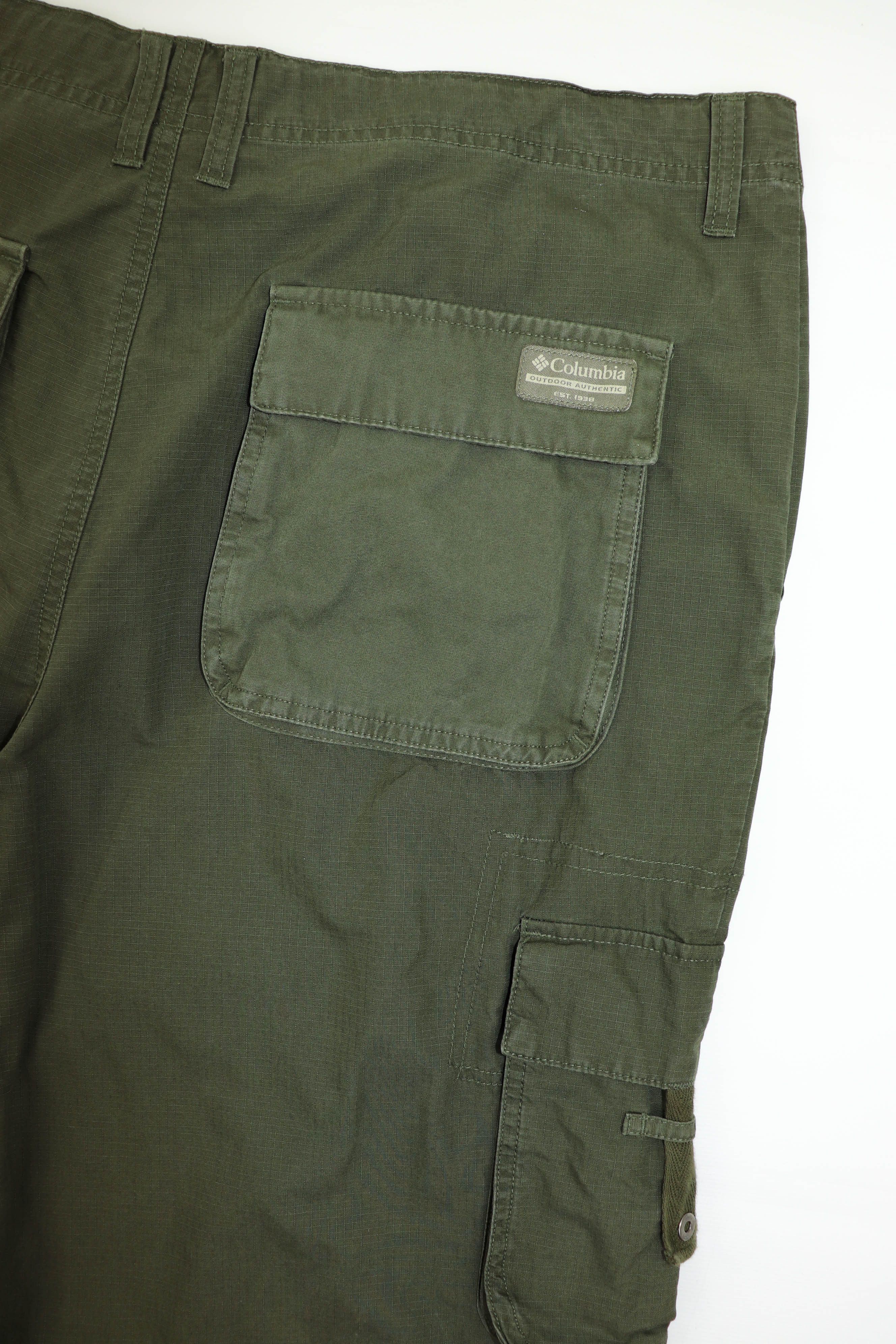 Columbia Vintage Columbia Khaki Green Utility Cargo Trousers Pants Size US 36 / EU 52 - 6 Thumbnail