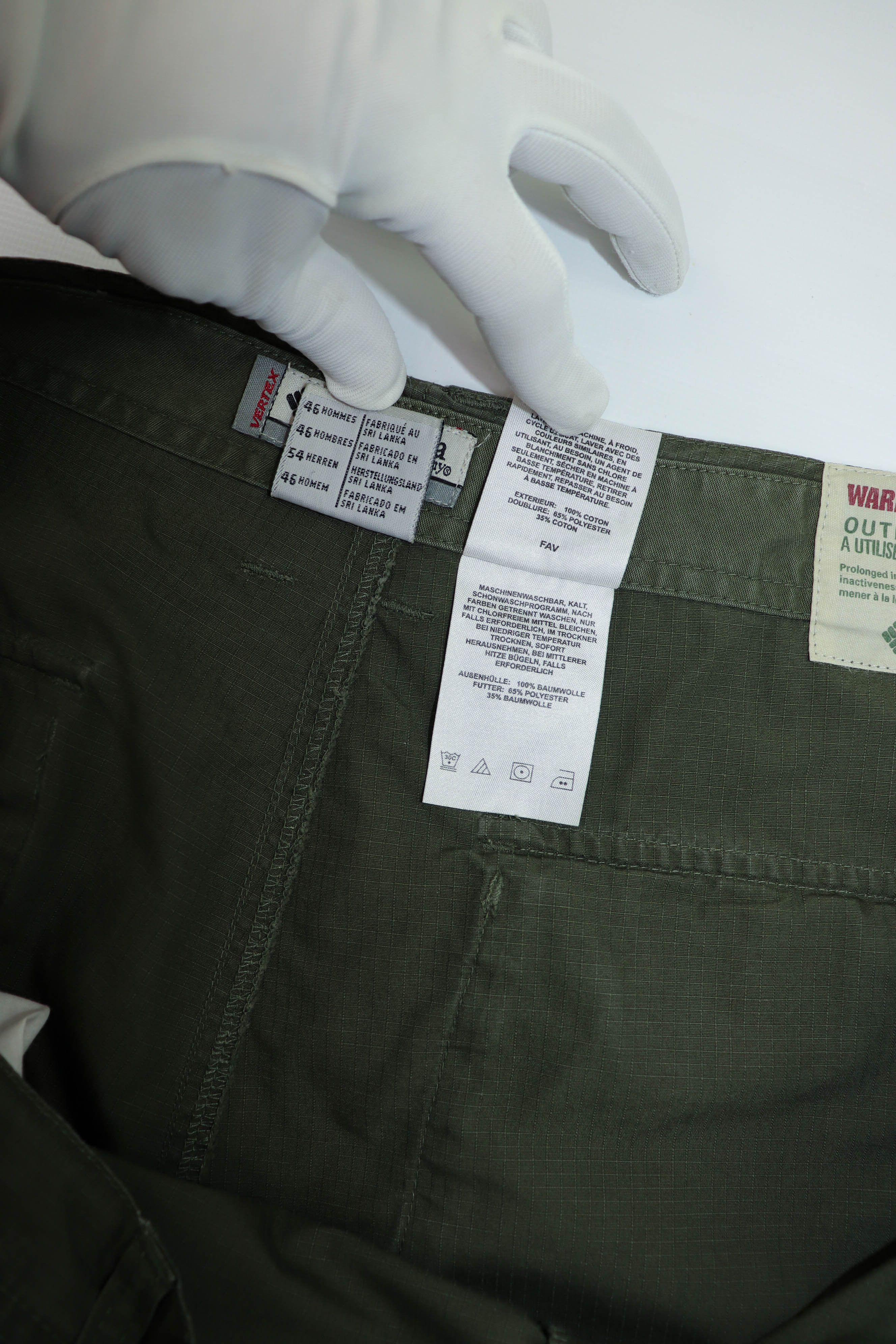 Columbia Vintage Columbia Khaki Green Utility Cargo Trousers Pants Size US 36 / EU 52 - 11 Thumbnail