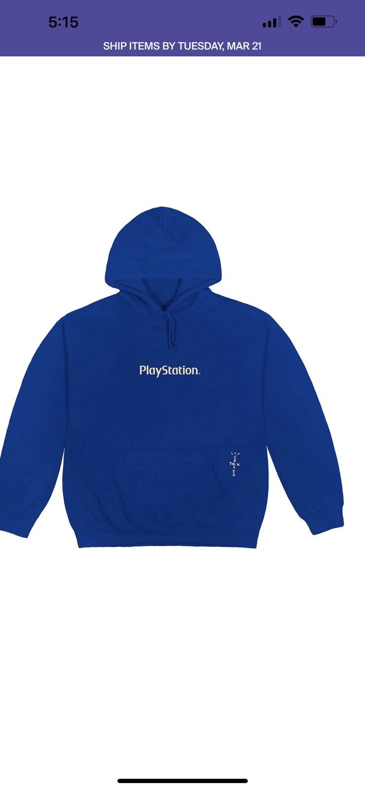 Travis Scott Playstation Hoodie | Grailed