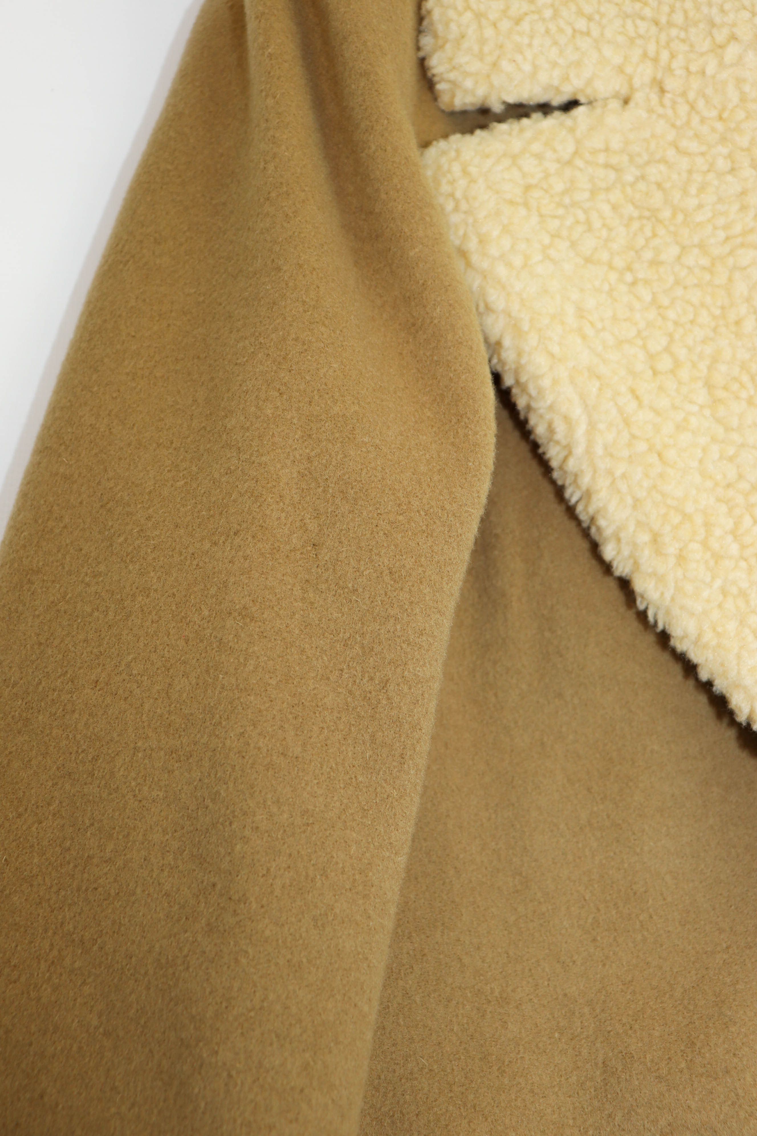 Sandro Women’s Sandro Wool Cashsmere Blend Desert Beige Wool Coat Size M / US 6-8 / IT 42-44 - 9 Thumbnail