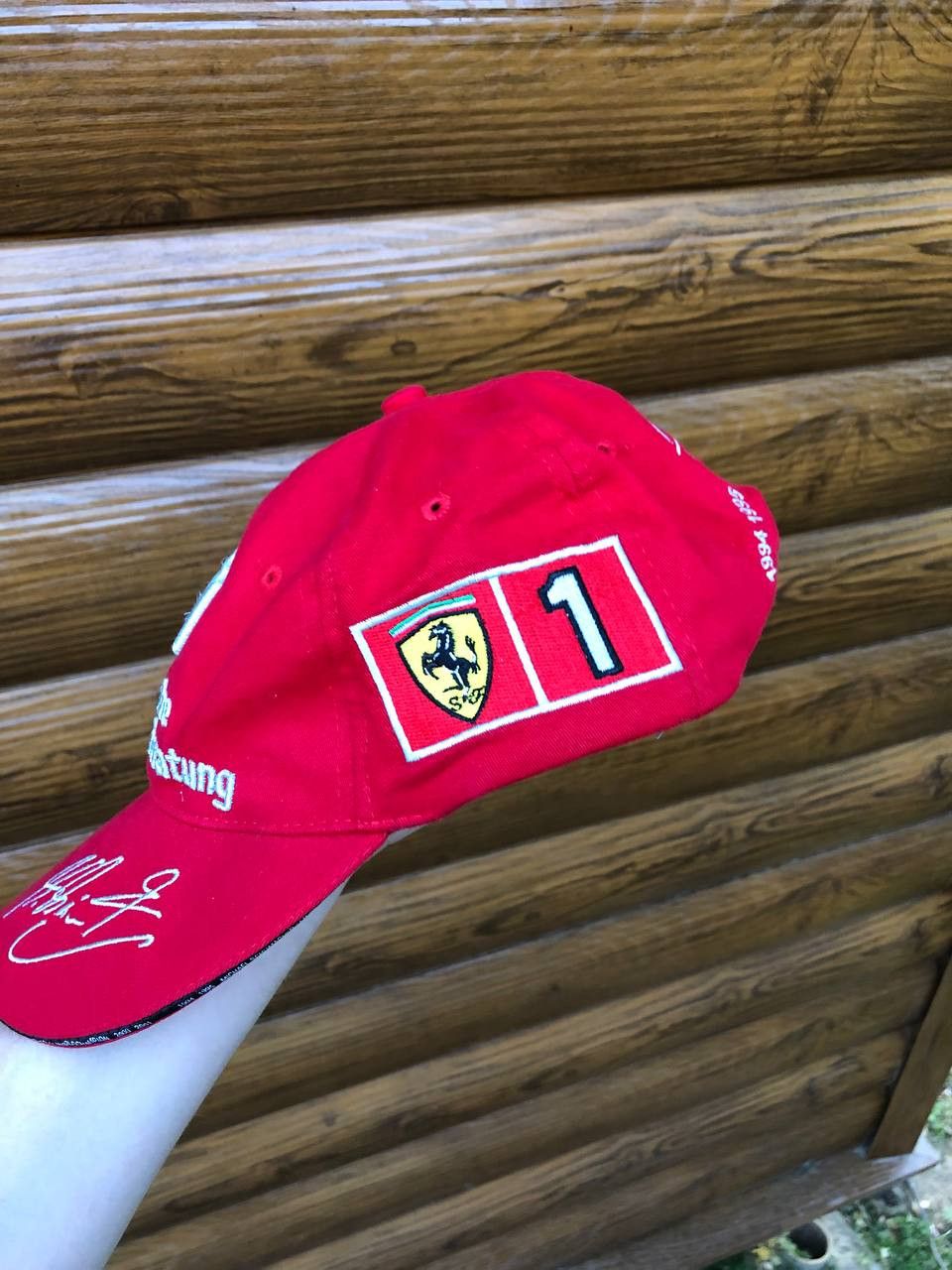 Ferrari Vintage Ferrari Michael Schumacher Cap Racing-Formula 1 Size ONE SIZE - 5 Thumbnail
