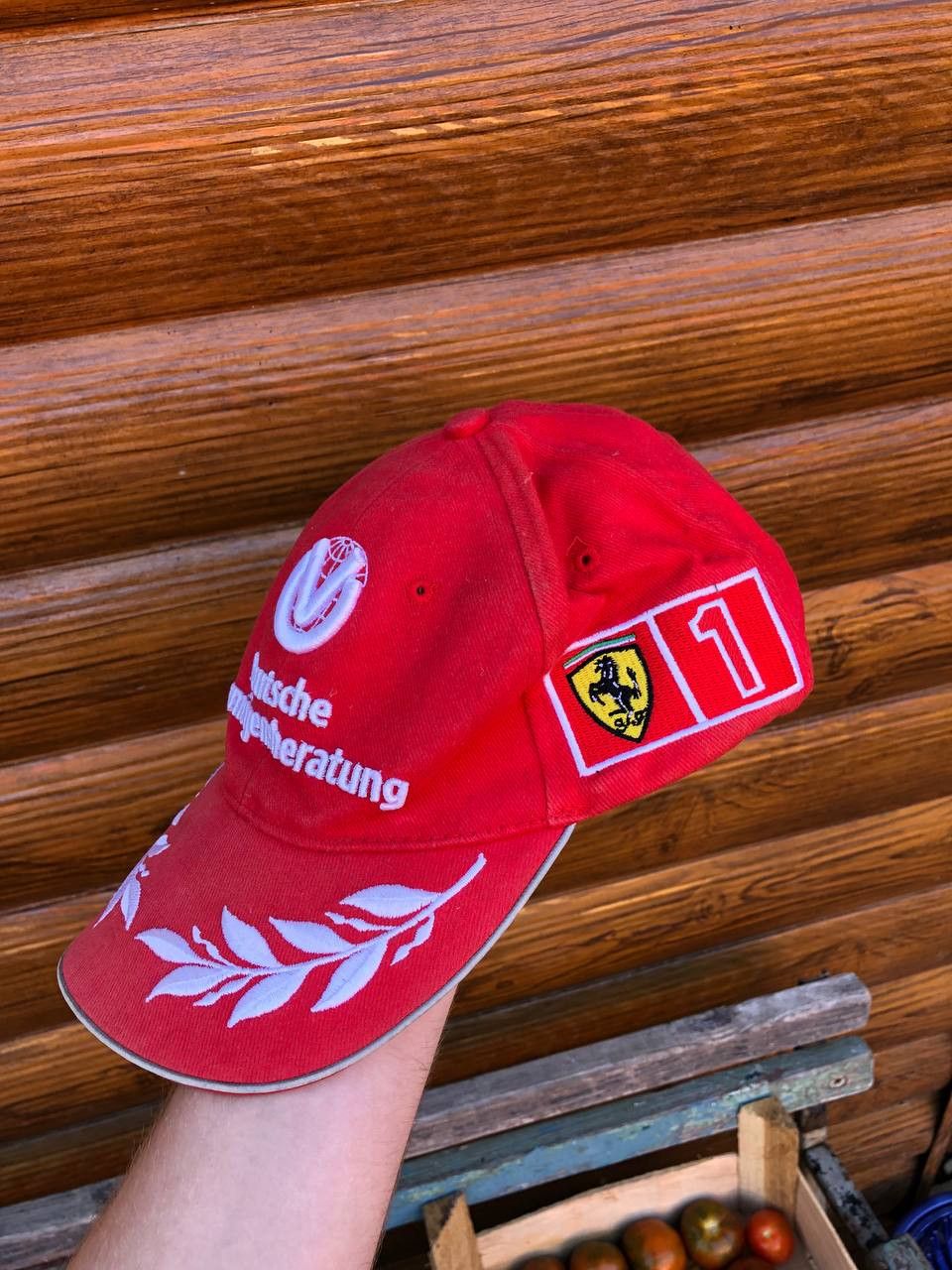 Marlboro Vintage 90s Michael Schumacher Ferrari Cap Size ONE SIZE - 2 Thumbnail