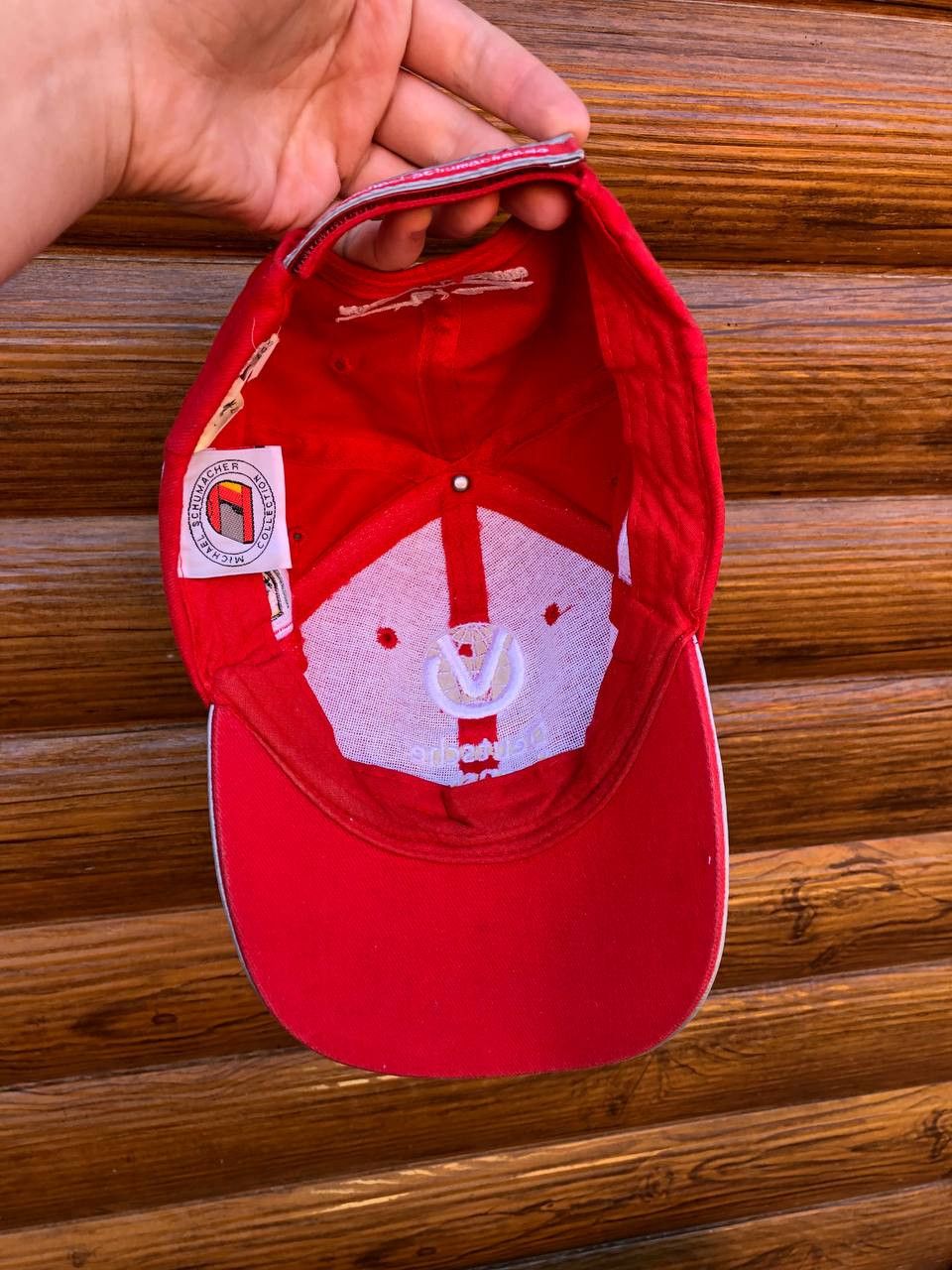 Marlboro Vintage 90s Michael Schumacher Ferrari Cap Size ONE SIZE - 6 Thumbnail