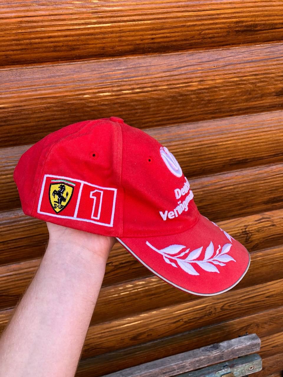 Marlboro Vintage 90s Michael Schumacher Ferrari Cap Size ONE SIZE - 3 Thumbnail