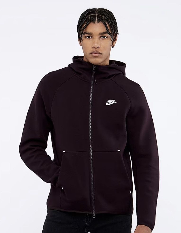 Nike Ash burgundy Nike Tech fleece old season rare Grailed