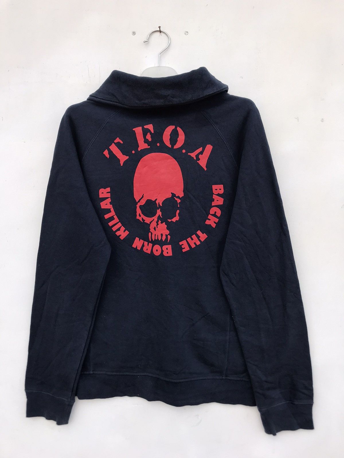 Anime The Front Of Armament Crows Zero Skull Printed Hoodie Size US XL / EU 56 / 4 - 1 Thumbnail
