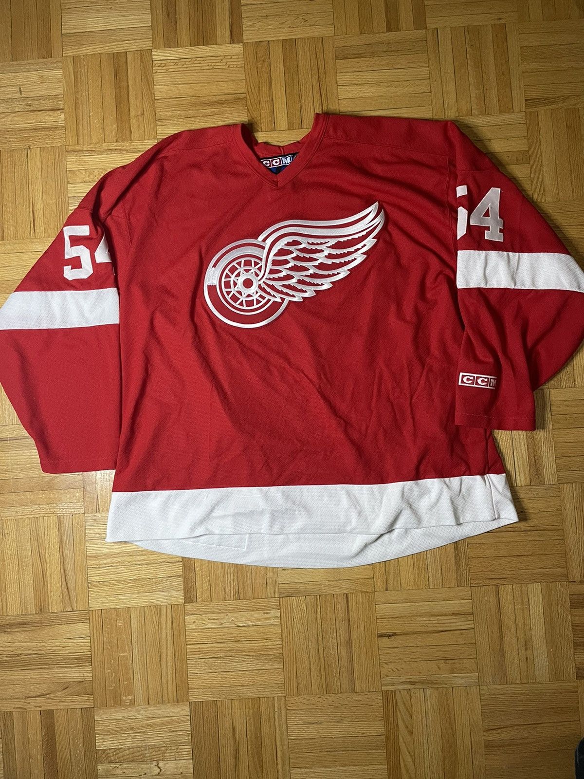 Vintage Vintage 90s Hip Hop Rap Tupac Detroit Red Wings Jersey | Grailed