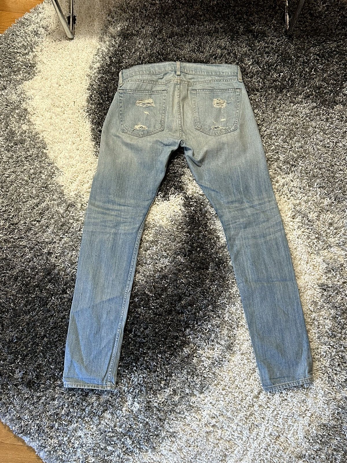 Rag & Bone Selvedge Stone Washed, Distressed Denim Size US 31 - 3 Thumbnail