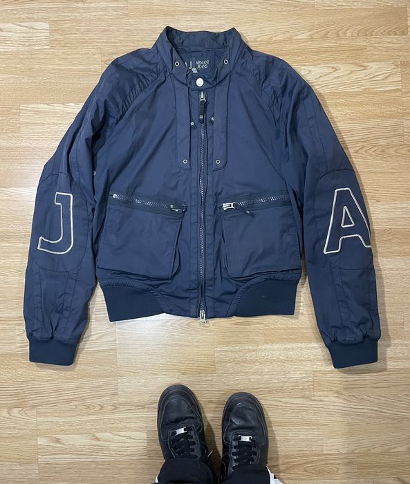 Armani Exchange Armani Jeans Archive Bomber Jacket 2010's | Grailed