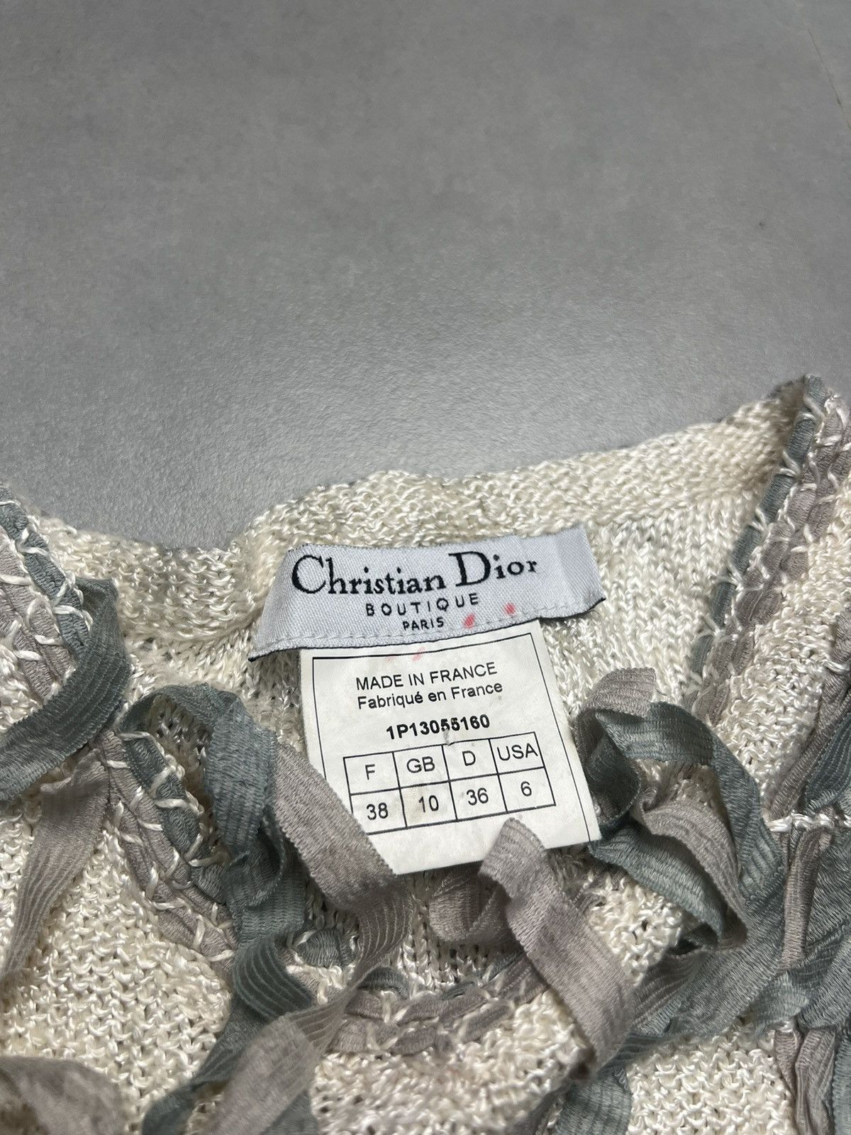Dior Christian Dior - Ribbon Knot Sleeveless Top Size S / US 4 / IT 40 - 5 Thumbnail