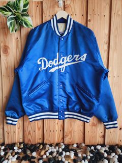 Vintage LA Dodgers Denim Starter Jacket 90s Los Angeles MLB Varsity Bomber  R4