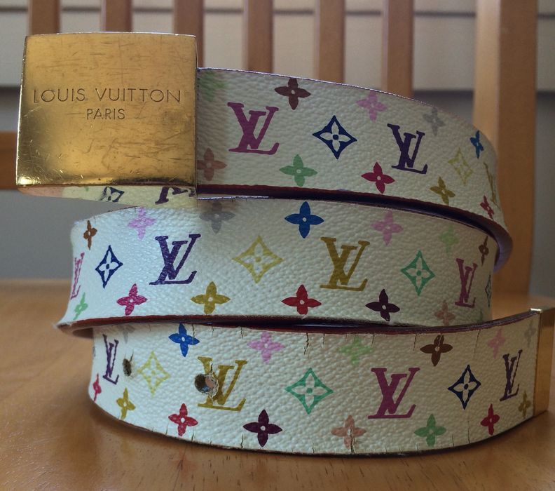 Louis Vuitton S/S 2003 Louis Vuitton x Murakami Multicolor Monogram Belt Size 28 - 1 Preview