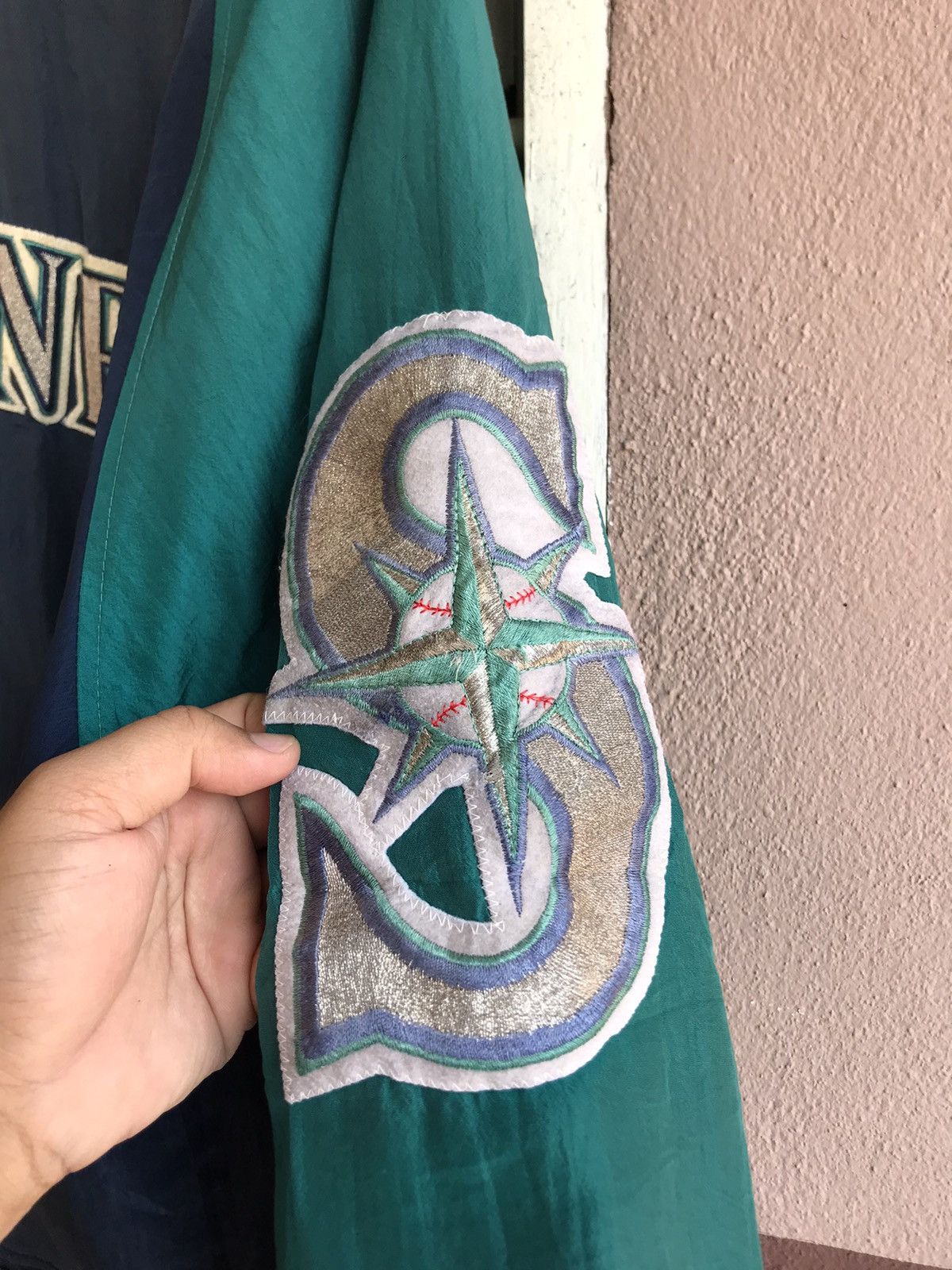 MLB Vintage Mariners Diamonds Collection Sun Faded Thrashed Size US L / EU 52-54 / 3 - 6 Thumbnail