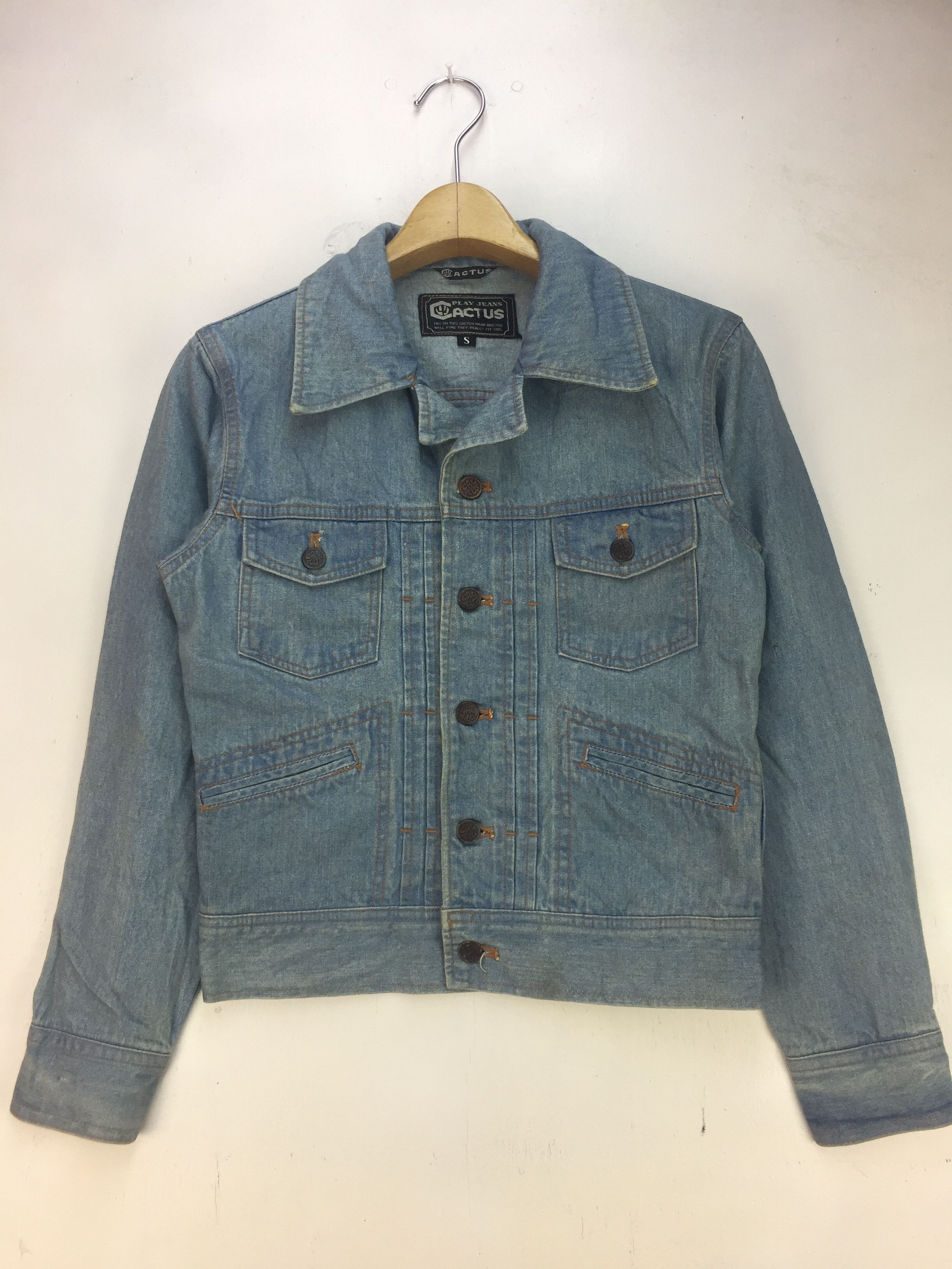 Japanese Brand × Vintage VINTAGE CACTUS DENIM JACKET Size US S / EU 44-46 / 1 - 1 Thumbnail