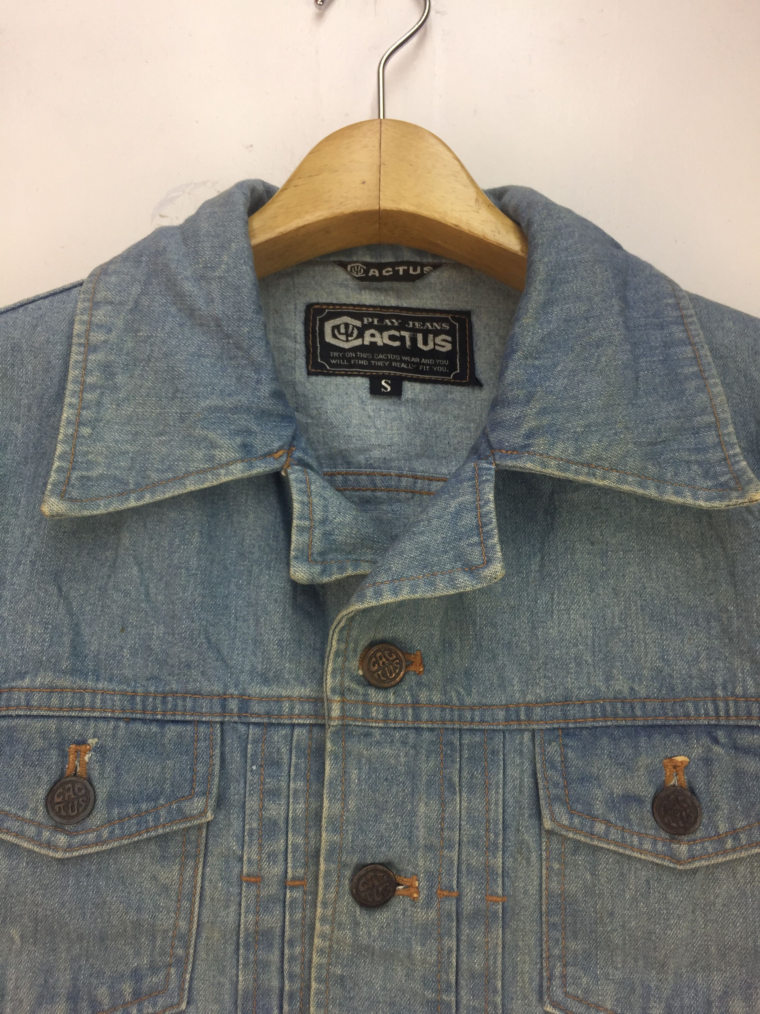 Japanese Brand × Vintage VINTAGE CACTUS DENIM JACKET Size US S / EU 44-46 / 1 - 3 Thumbnail
