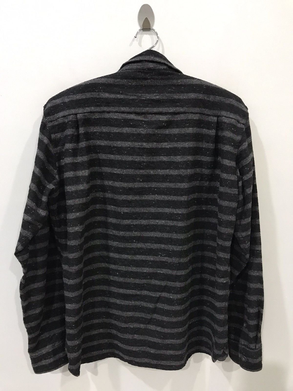 Global Work × Japanese Brand GLOBAL WORK Prisoner Stripe Double Pocket Shirt Size US M / EU 48-50 / 2 - 8 Thumbnail