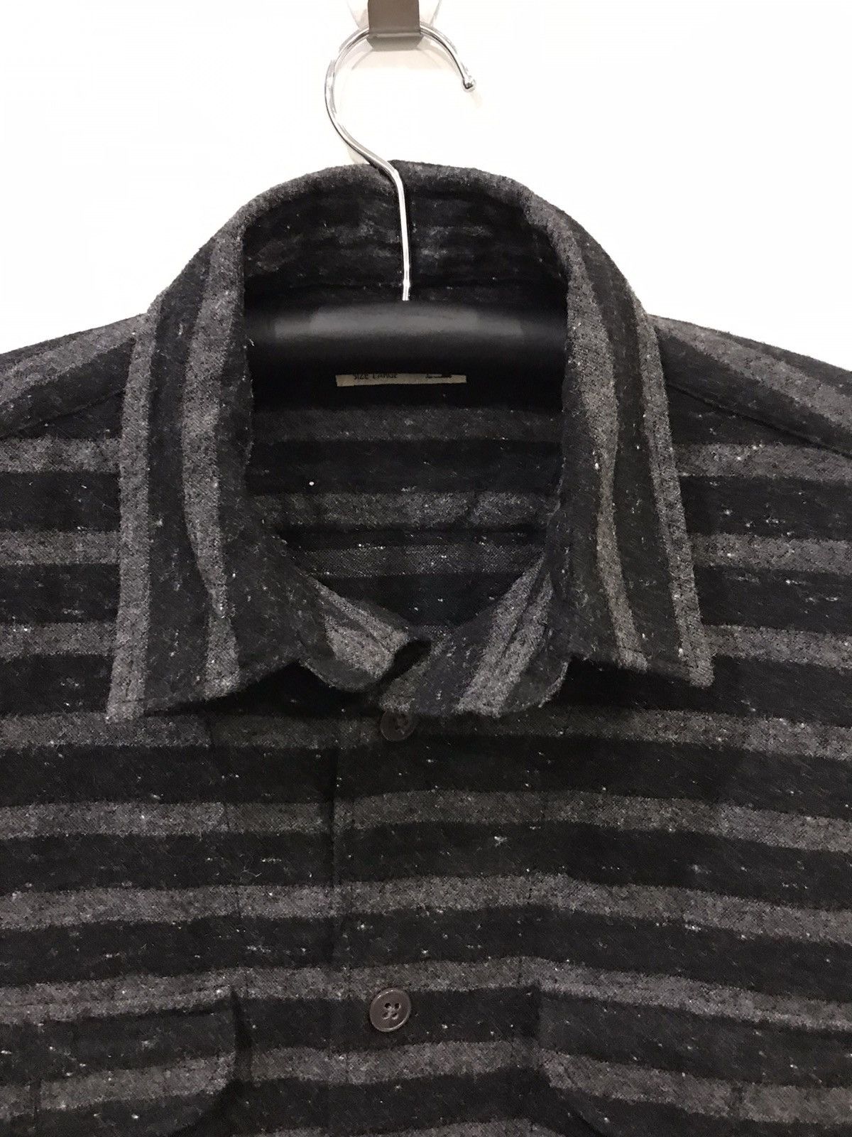 Global Work × Japanese Brand GLOBAL WORK Prisoner Stripe Double Pocket Shirt Size US M / EU 48-50 / 2 - 2 Thumbnail
