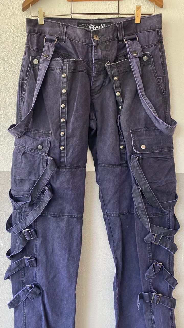 DENIM TEARS × Designer × Seditionaries rare king of street cargo bondage seditionaries pants Size US 33 - 2 Thumbnail