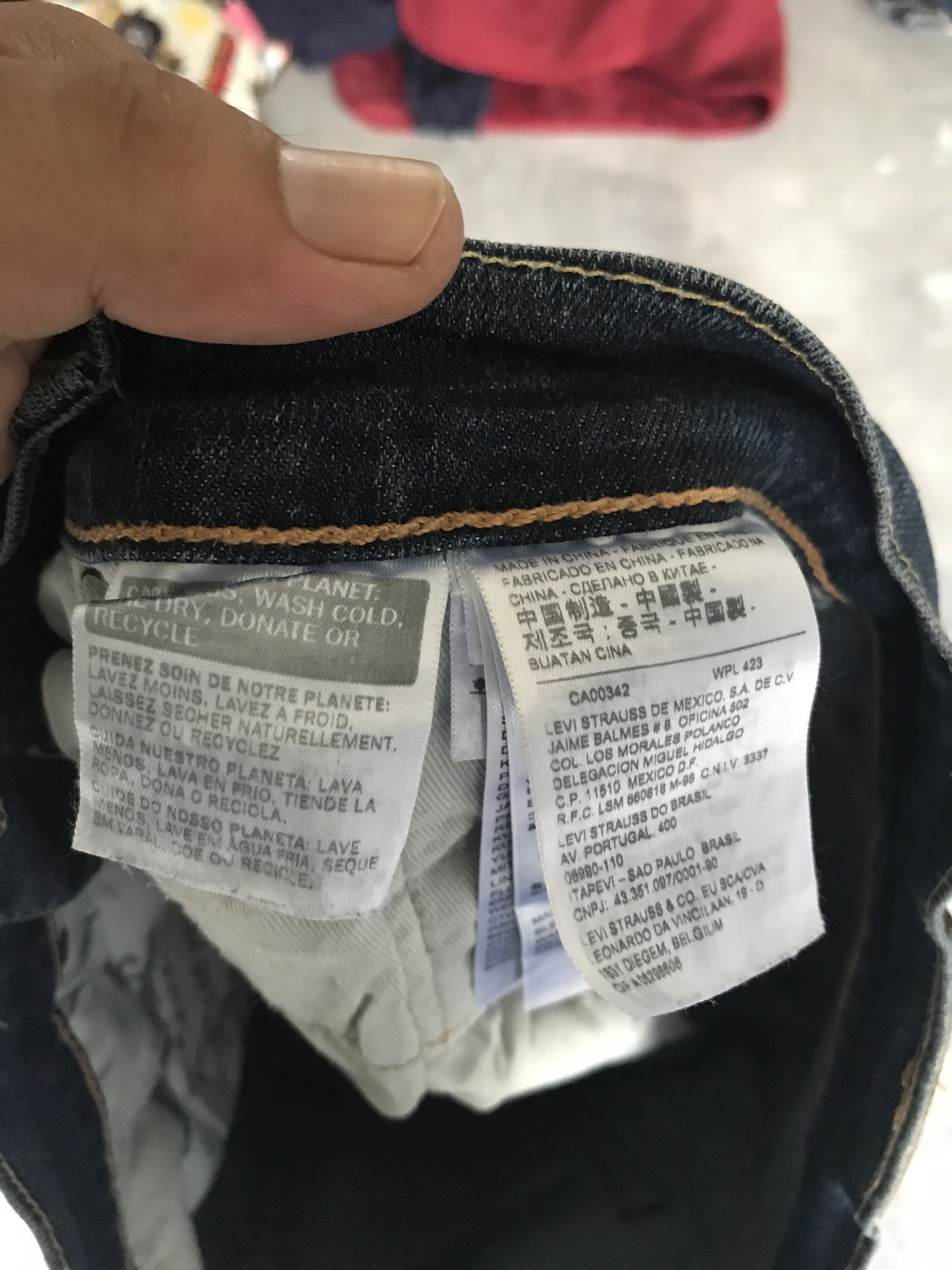 Levi's VLEV28 - Levis 511 Skinny Soft Denim Size US 30 / EU 46 - 11 Thumbnail