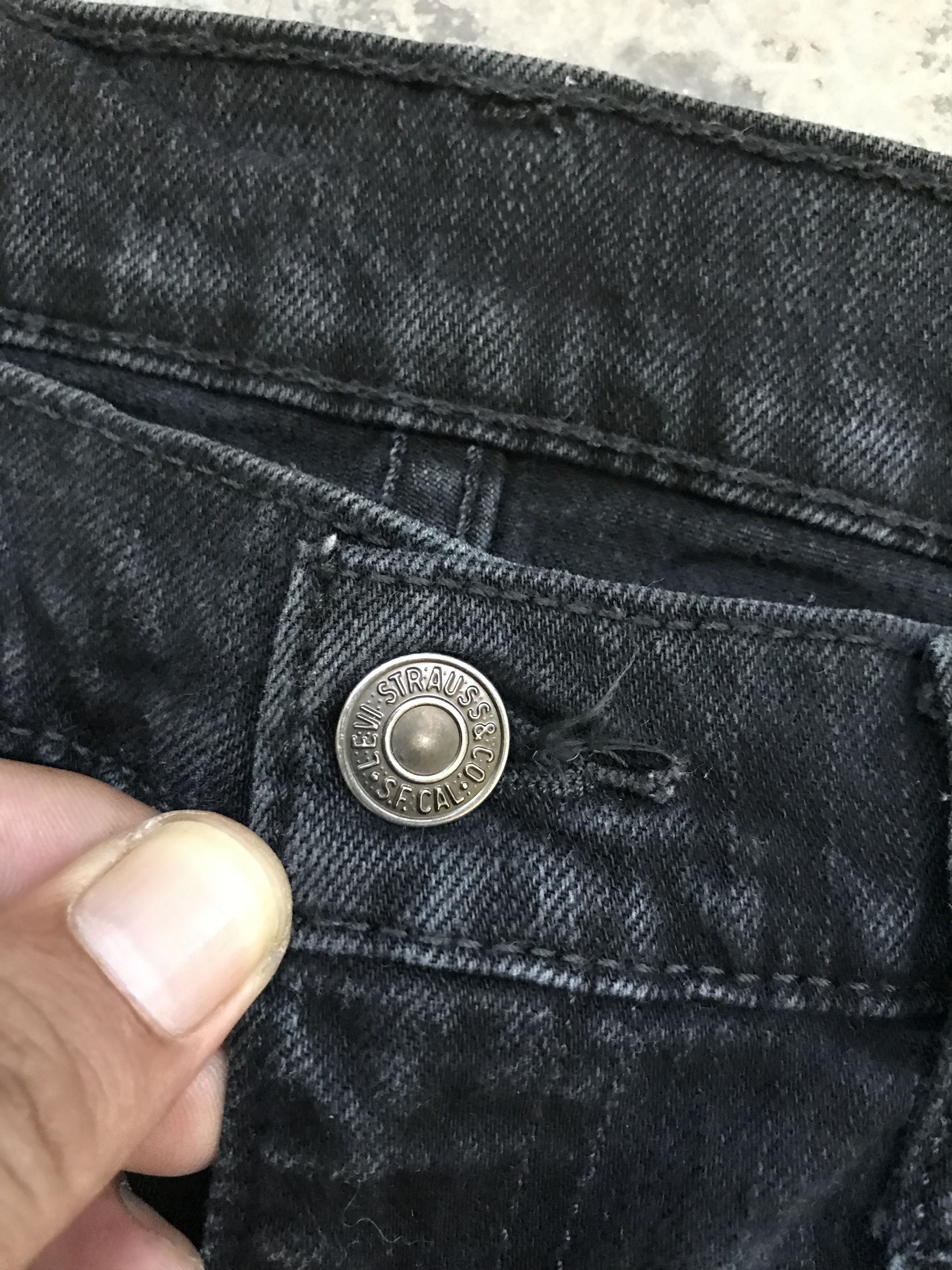 Levi's × Levi's Vintage Clothing VLEV47 - Levis 511 Skinny Black Jeans Size US 30 / EU 46 - 4 Thumbnail