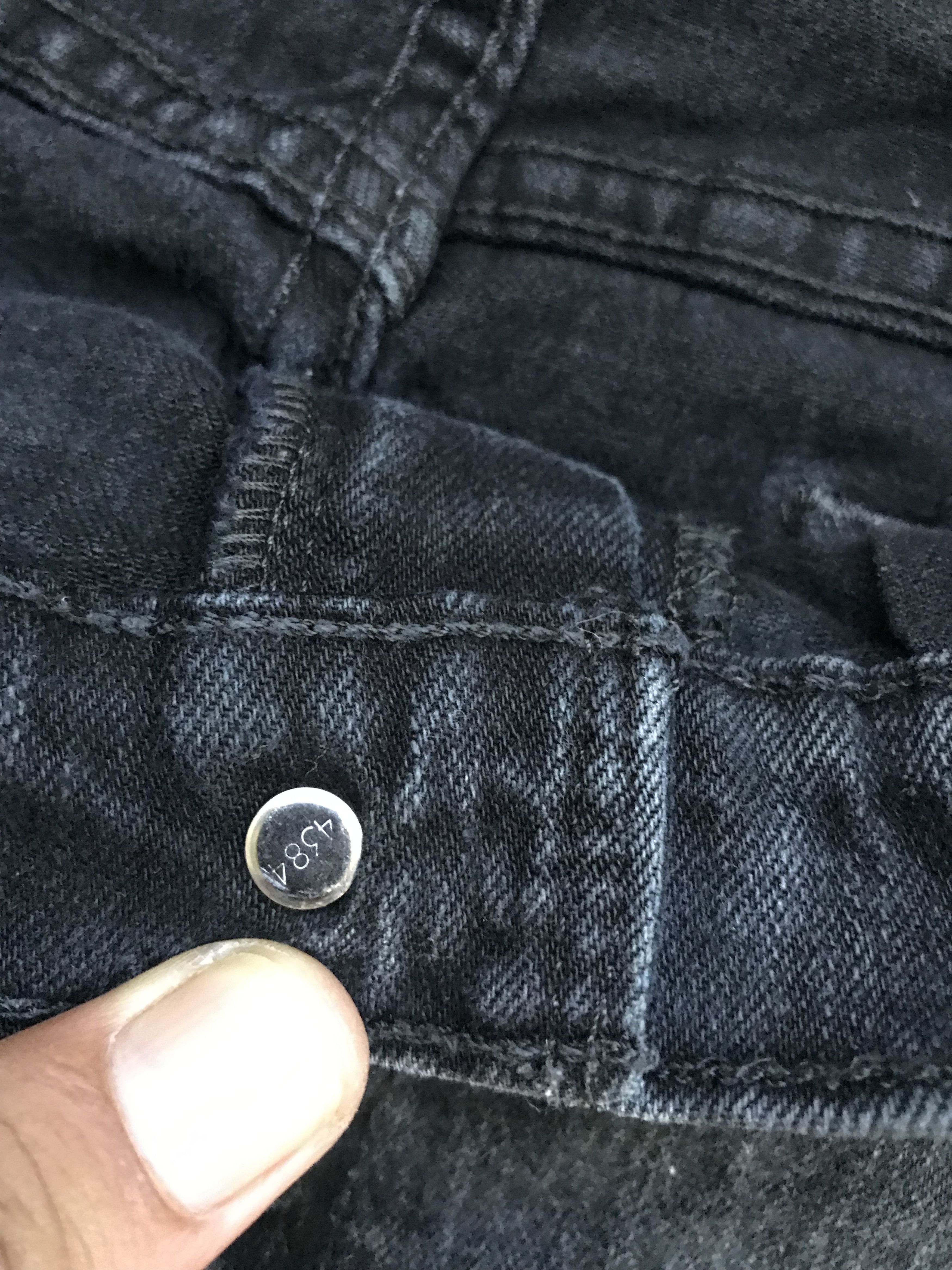Levi's × Levi's Vintage Clothing VLEV47 - Levis 511 Skinny Black Jeans Size US 30 / EU 46 - 5 Thumbnail