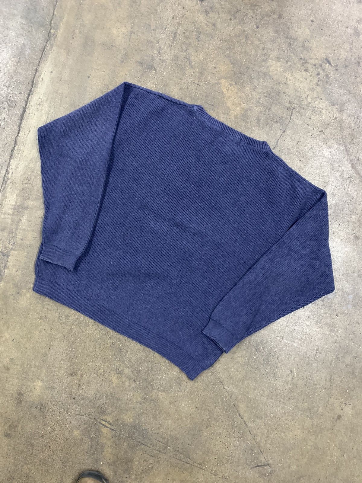 Eddie Bauer × Vintage Vintage Eddie Bauer Blue Ribbed Knit Sweater Size US M / EU 48-50 / 2 - 4 Thumbnail