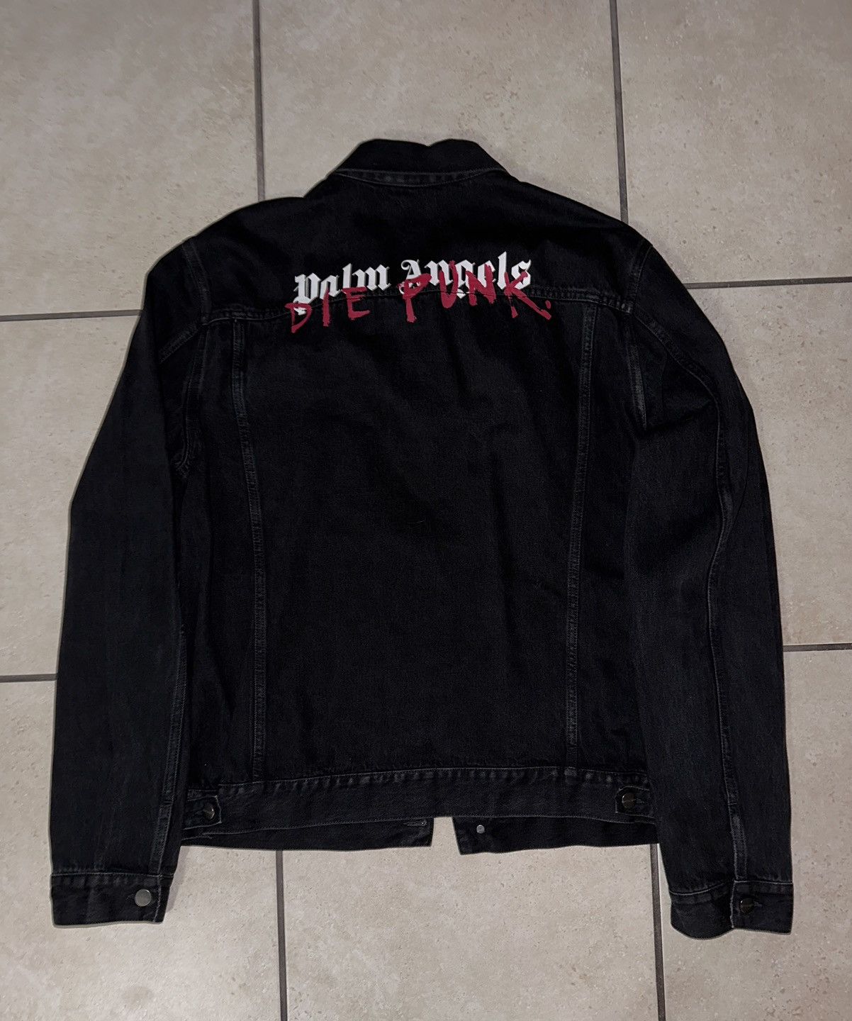 Palm Angels Palm Angels Playboi Carti Die Punk Denim Jacket | Grailed