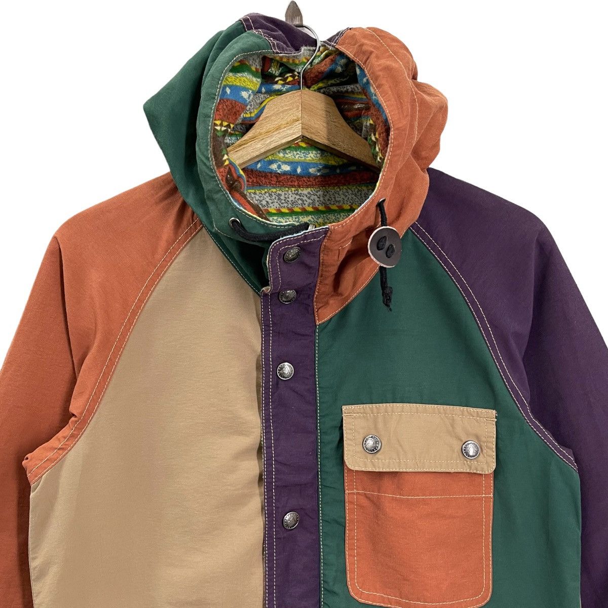 Japanese Brand × Vintage Vintage GRN Zip Up Multicolour Hoodies Jacket Size S Size US S / EU 44-46 / 1 - 4 Thumbnail