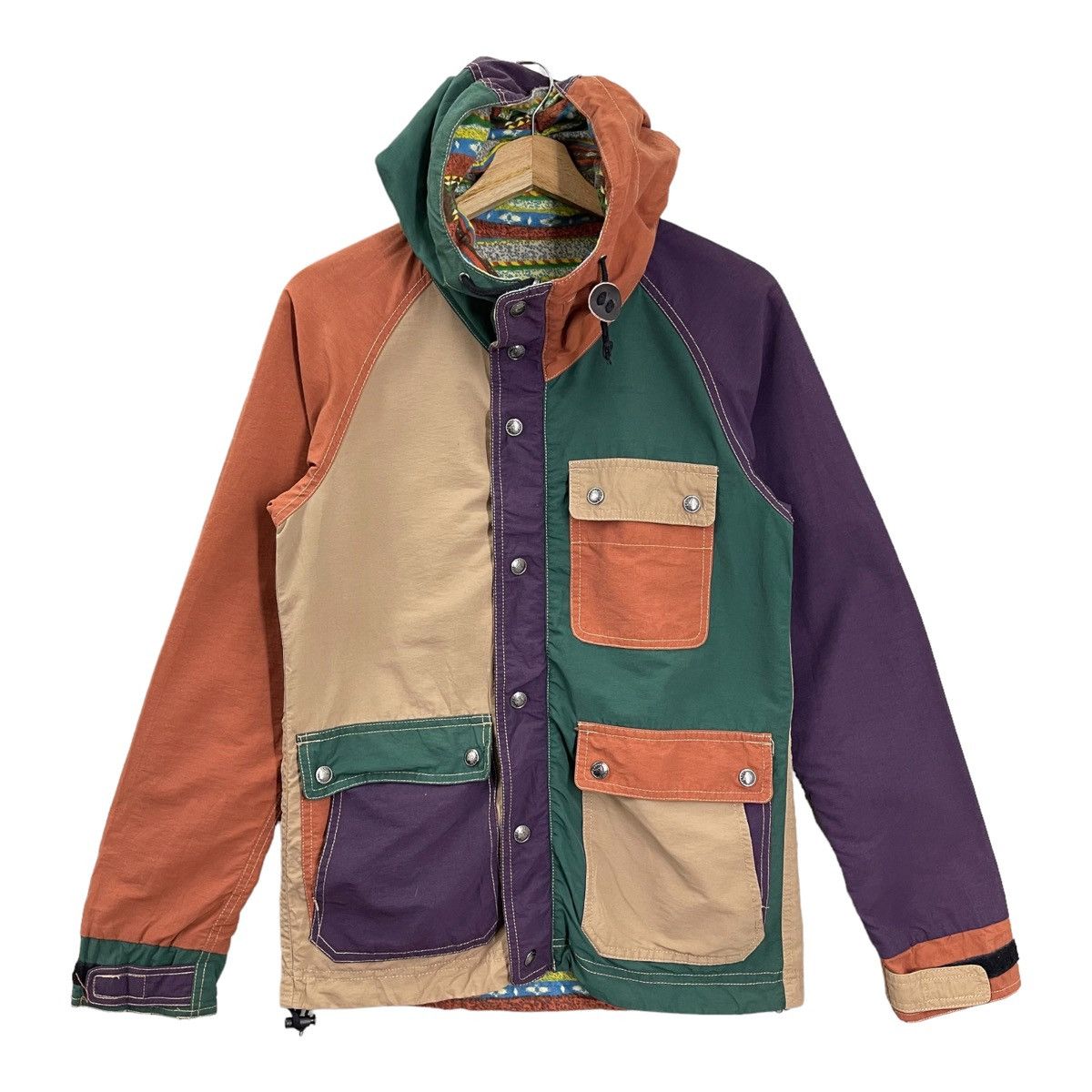 Japanese Brand × Vintage Vintage GRN Zip Up Multicolour Hoodies Jacket Size S Size US S / EU 44-46 / 1 - 1 Thumbnail