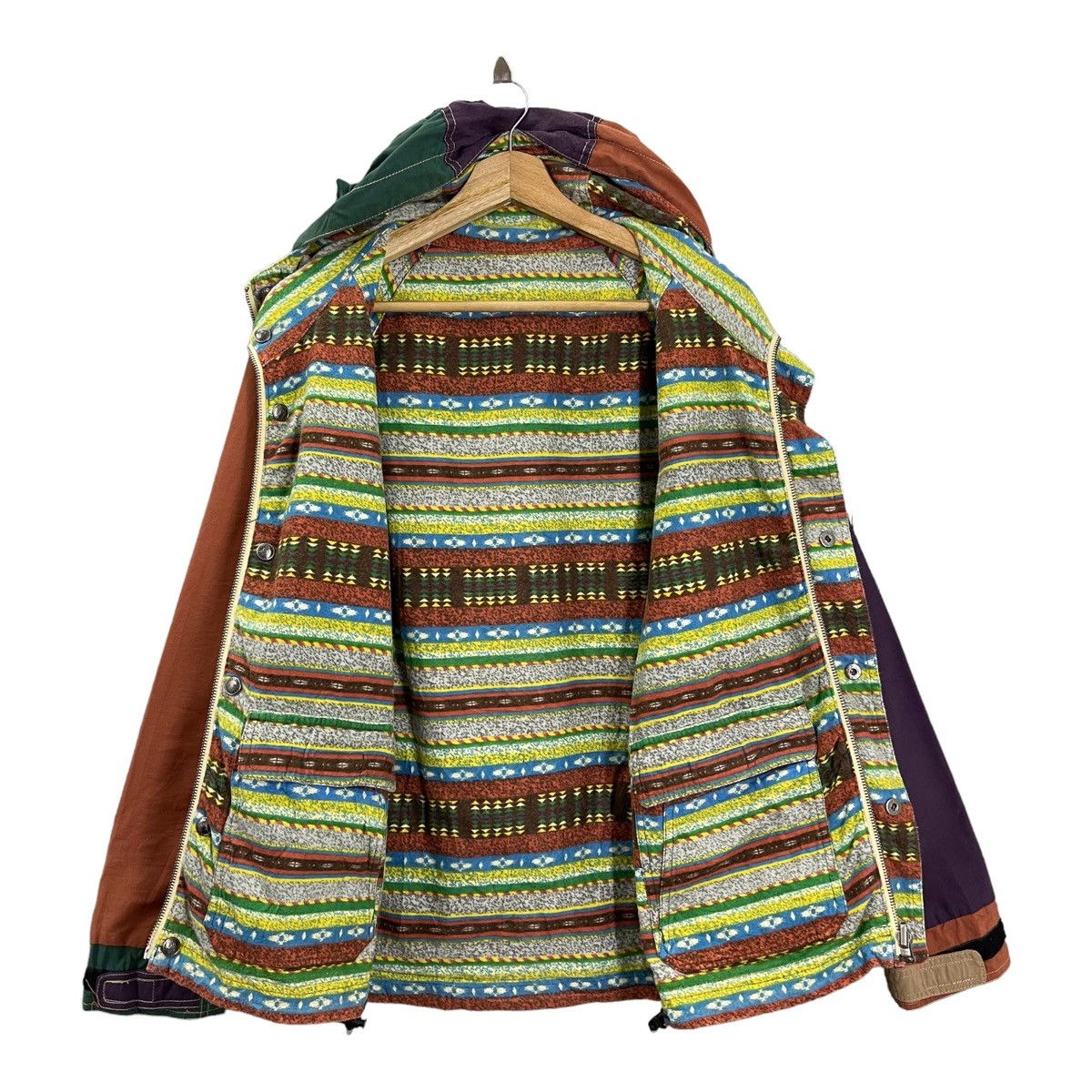 Japanese Brand × Vintage Vintage GRN Zip Up Multicolour Hoodies Jacket Size S Size US S / EU 44-46 / 1 - 6 Thumbnail