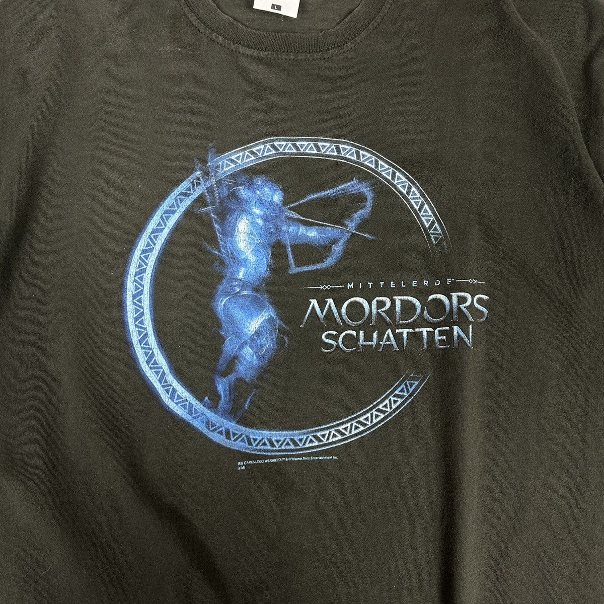 The Game Vintage Shadow of Mordor LOTR Warner Bros Games tee Schatten Size US L / EU 52-54 / 3 - 4 Thumbnail
