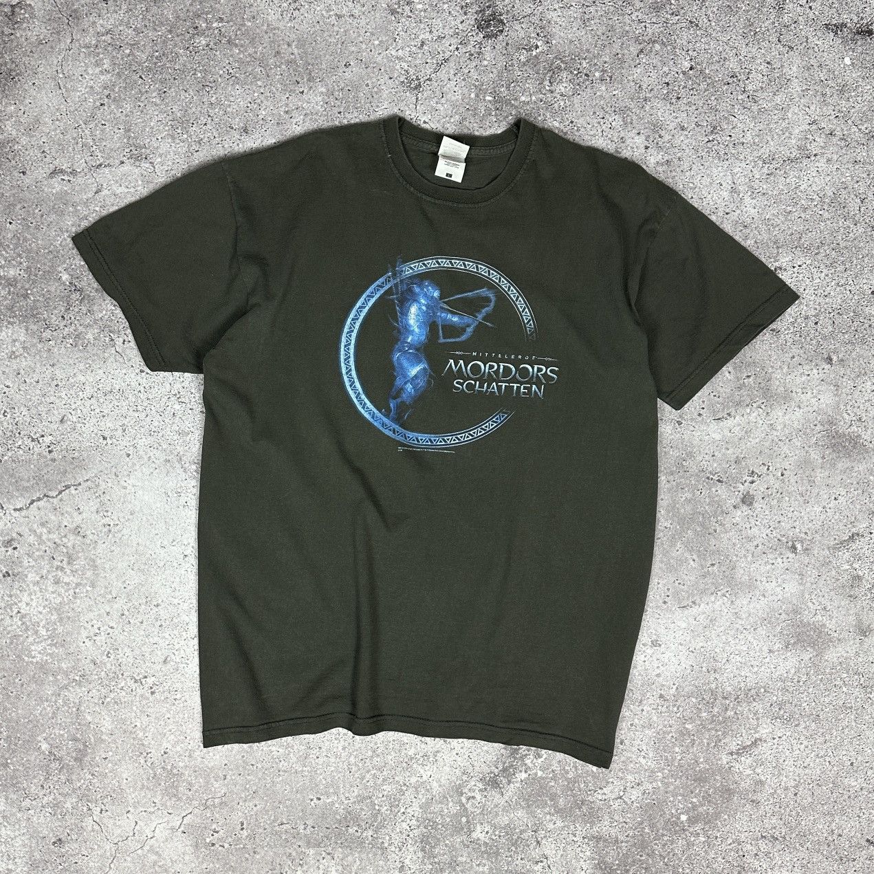 The Game Vintage Shadow of Mordor LOTR Warner Bros Games tee Schatten Size US L / EU 52-54 / 3 - 1 Thumbnail