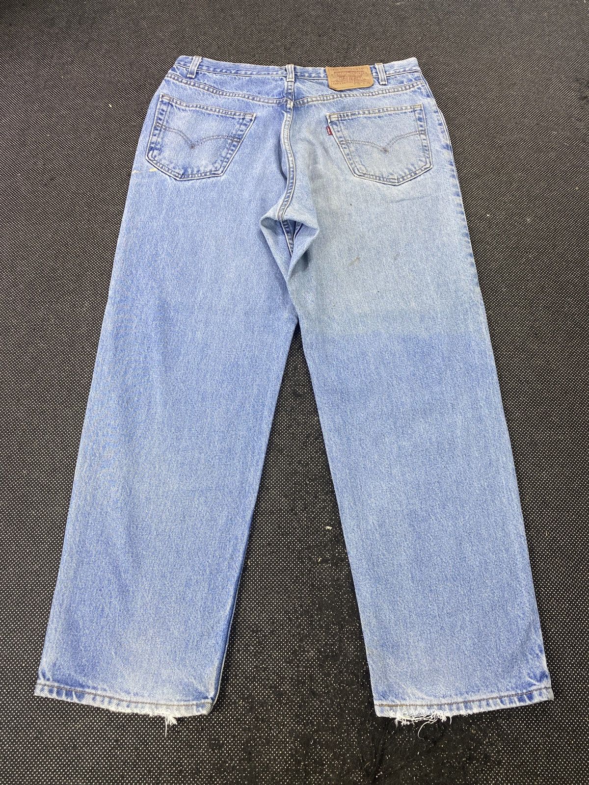 Jean VINTAGE LEVIS STRAIGHT LEG BLUE WASH JEANS 36x30 -J481 Size US 36 / EU 52 - 4 Thumbnail
